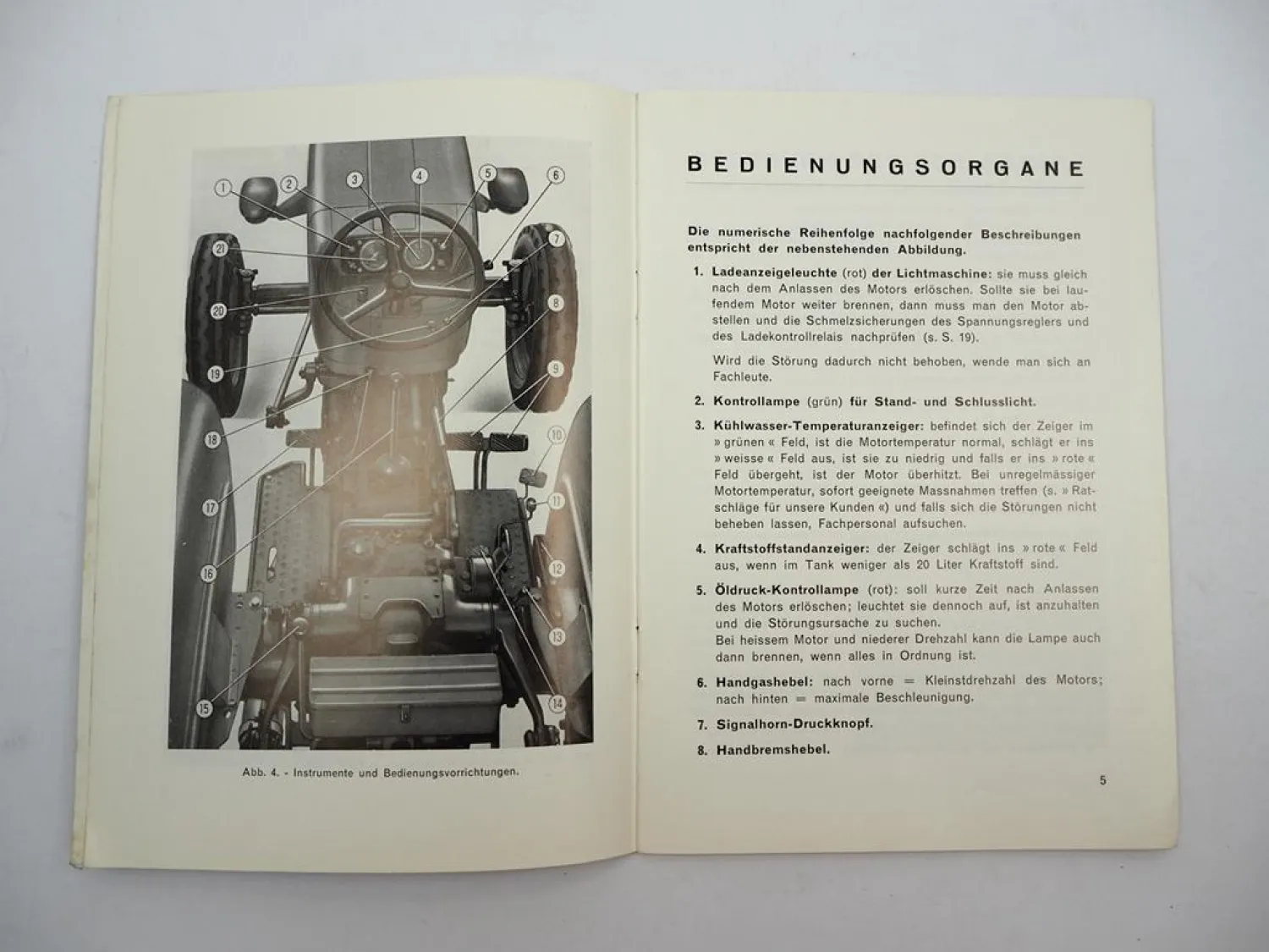 Original Fiat 750 special Schlepper Betriebsanleitung Bedienung Wartung 1971