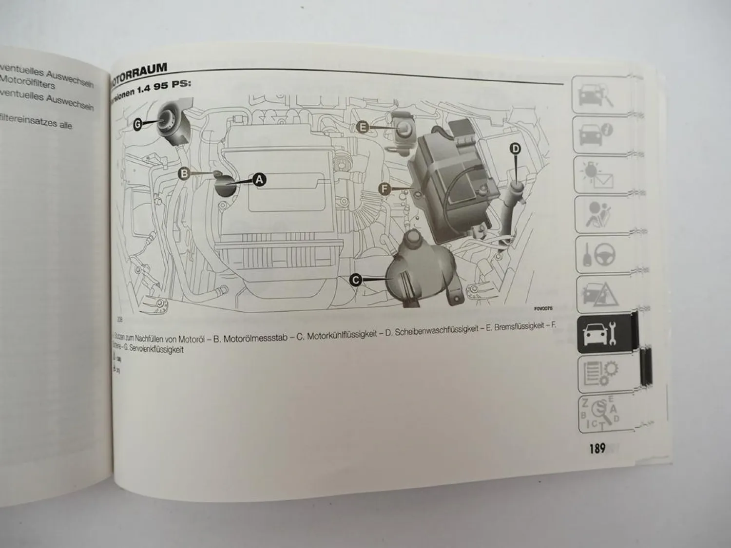 Original Fiat Doblo 263 Betriebsanleitung Bedienungsanleitung 4/2016 Bordbuch