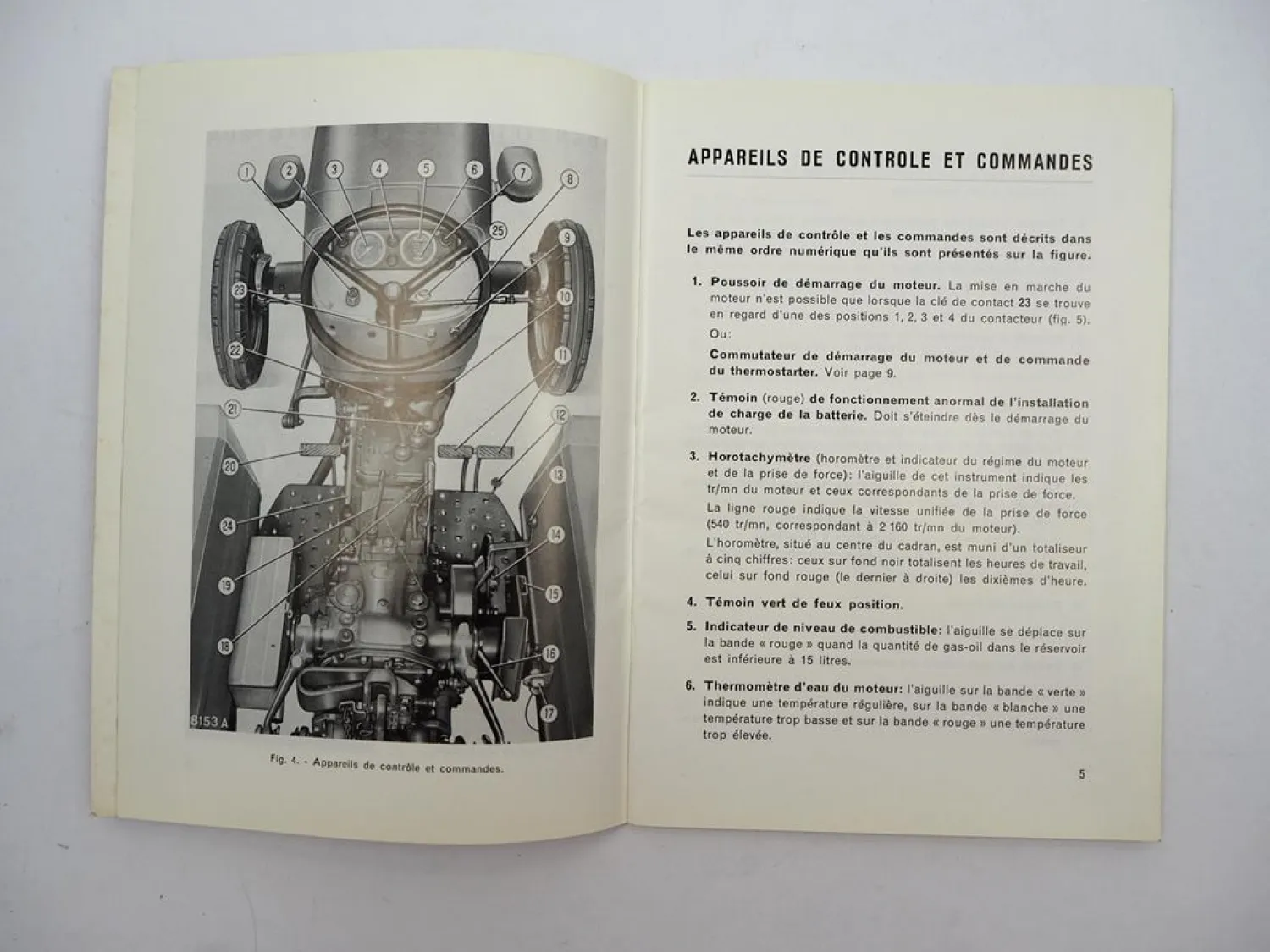 Original Fiat Trattori 540 special Tracteur Notice dentretien utilisation 1978