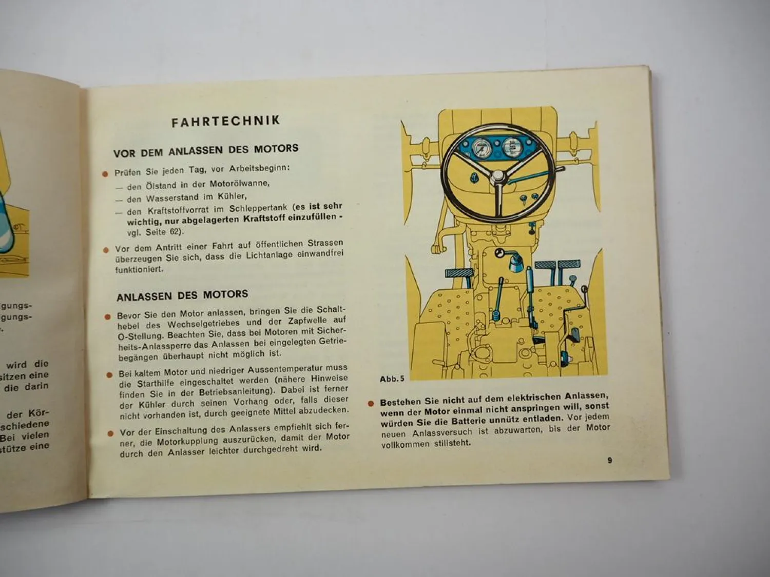 Original Fiat trattori Schlepper Ratschläge für den Schleppereinsatz 1968