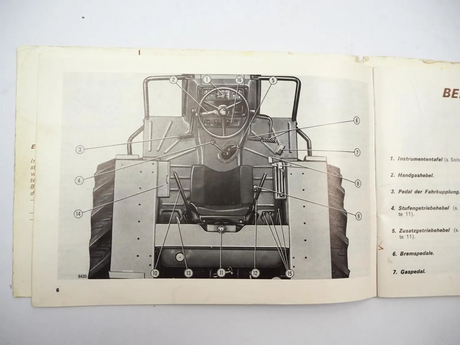 Original FiatTrattori Fiat 880 880DT Schlepper Betriebsanleitung Ersatzteilliste