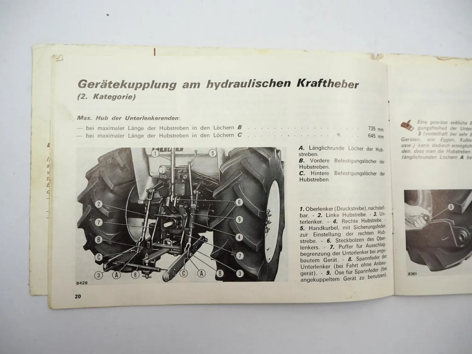Original FiatTrattori Fiat 880 880DT Schlepper Betriebsanleitung Ersatzteilliste