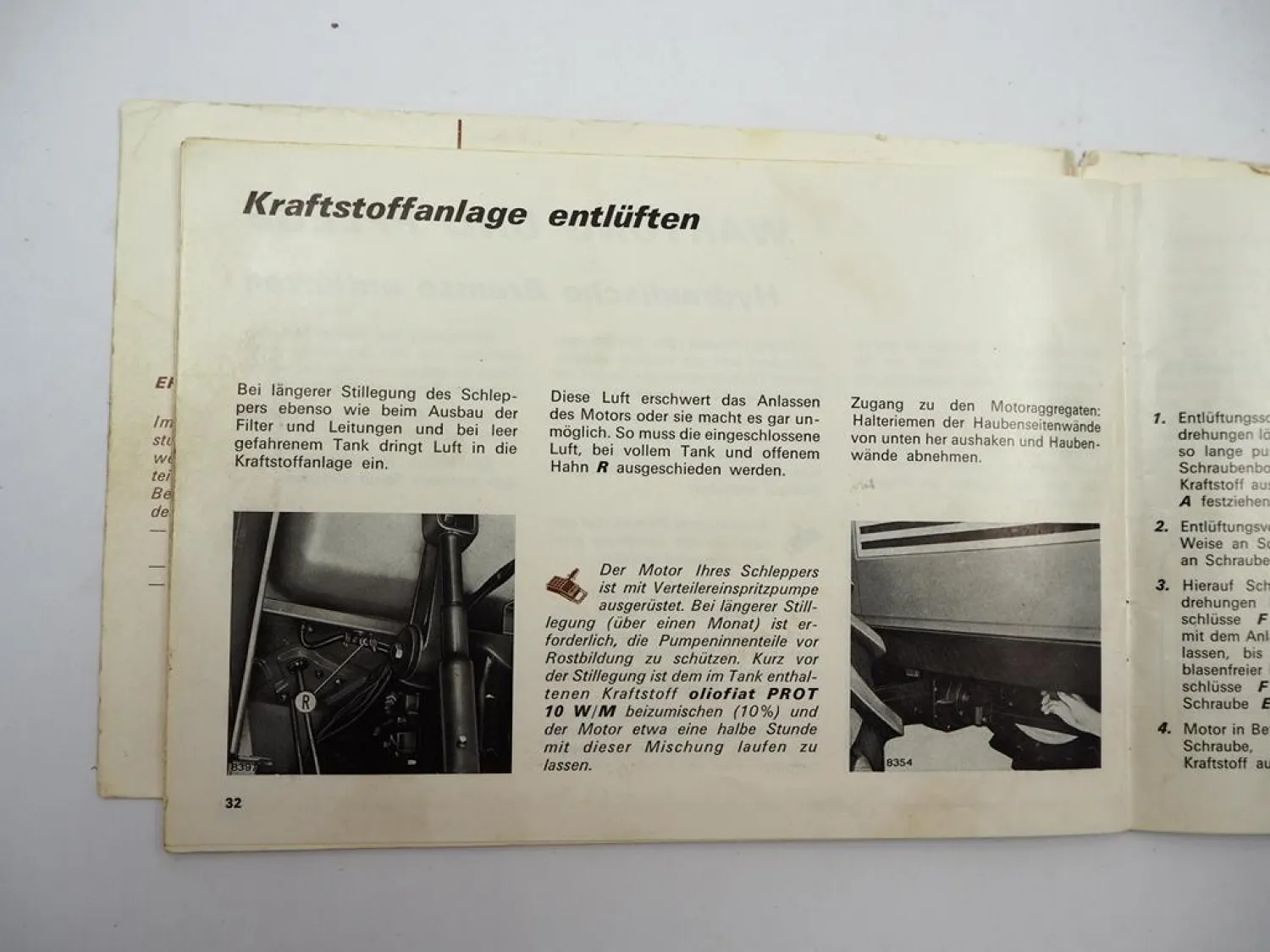 Original FiatTrattori Fiat 880 880DT Schlepper Betriebsanleitung Ersatzteilliste