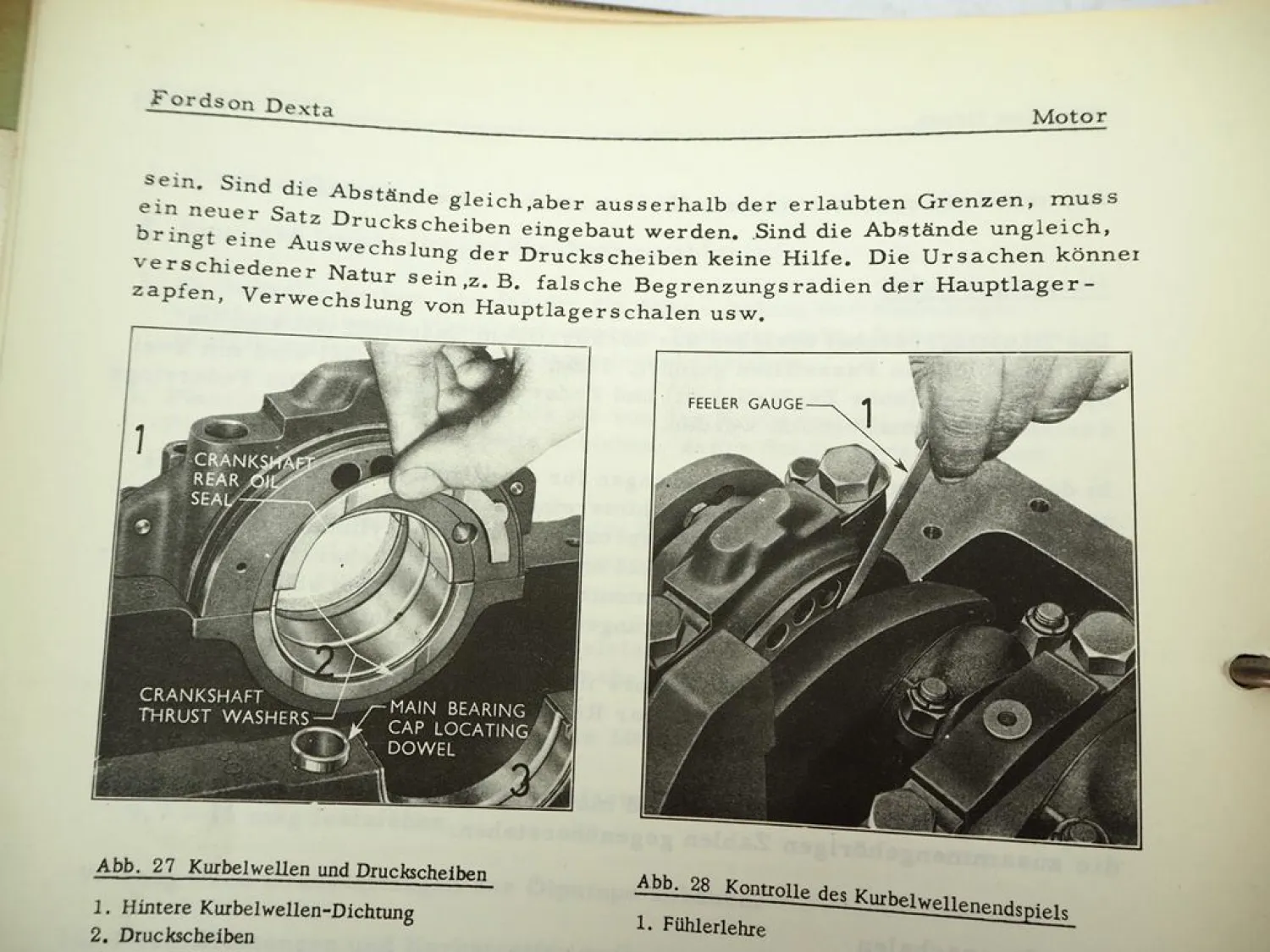 Original Fordson Major FMD 50 Dexta Werkstatthandbuch 1962 Reparaturanleitung