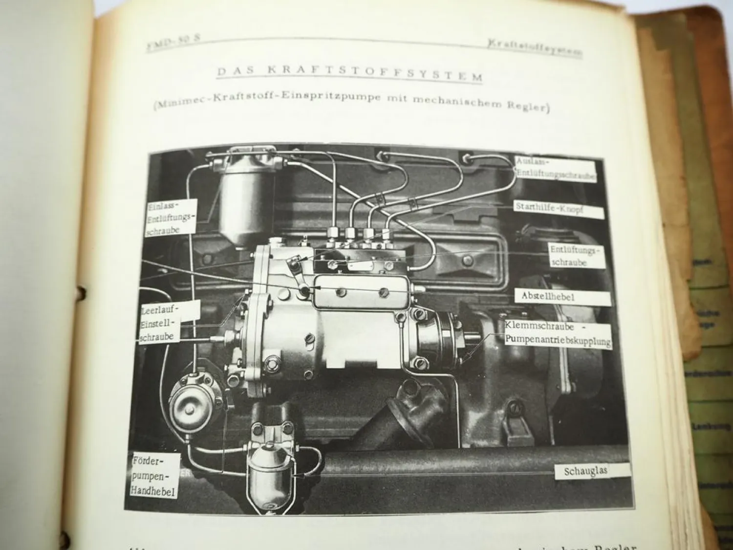 Original Fordson Major FMD50 Traktor Werkstatthandbuch 1959/62 Reparaturanleitung