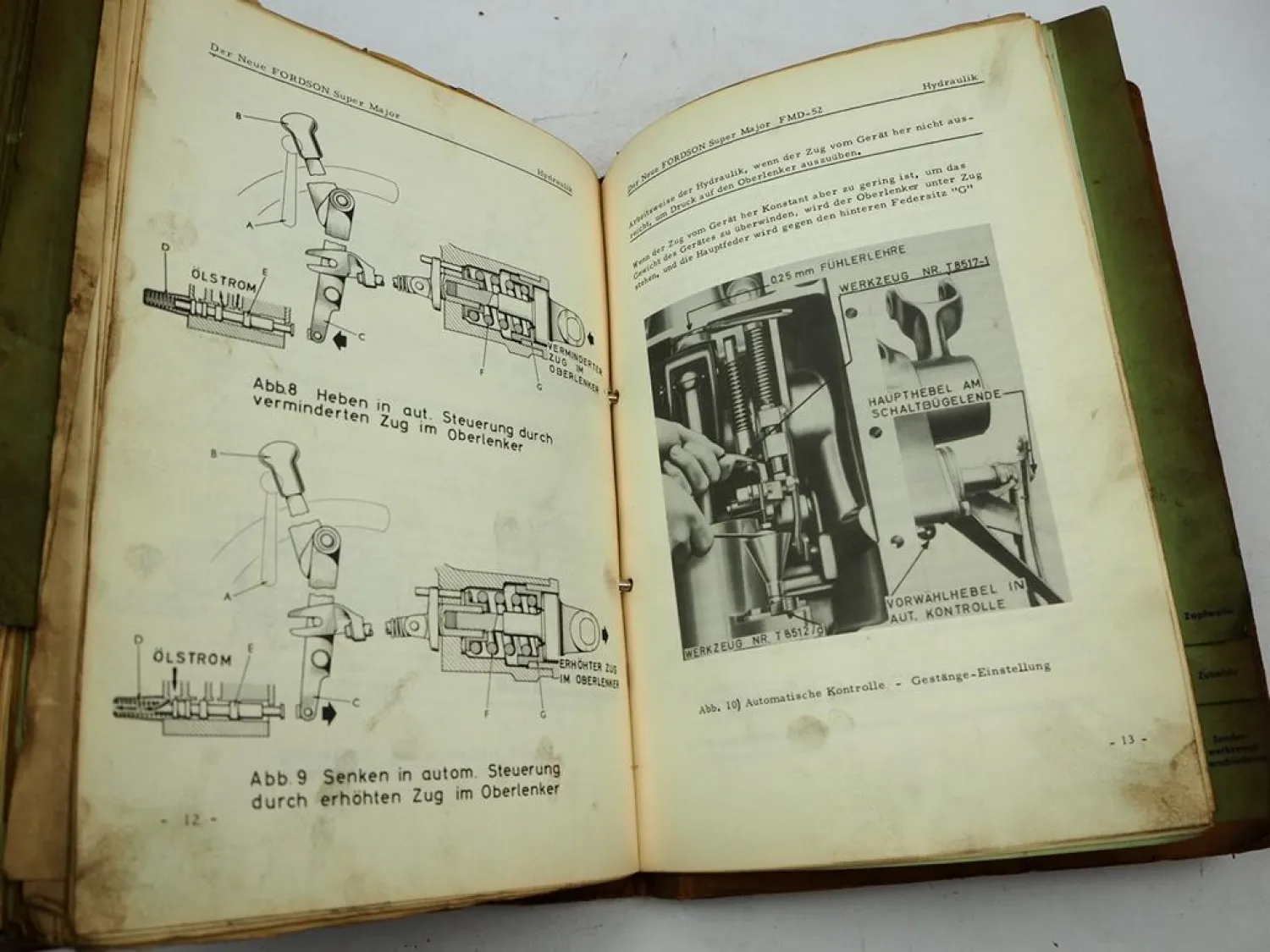 Original Fordson Major FMD50 Traktor Werkstatthandbuch 1959/62 Reparaturanleitung