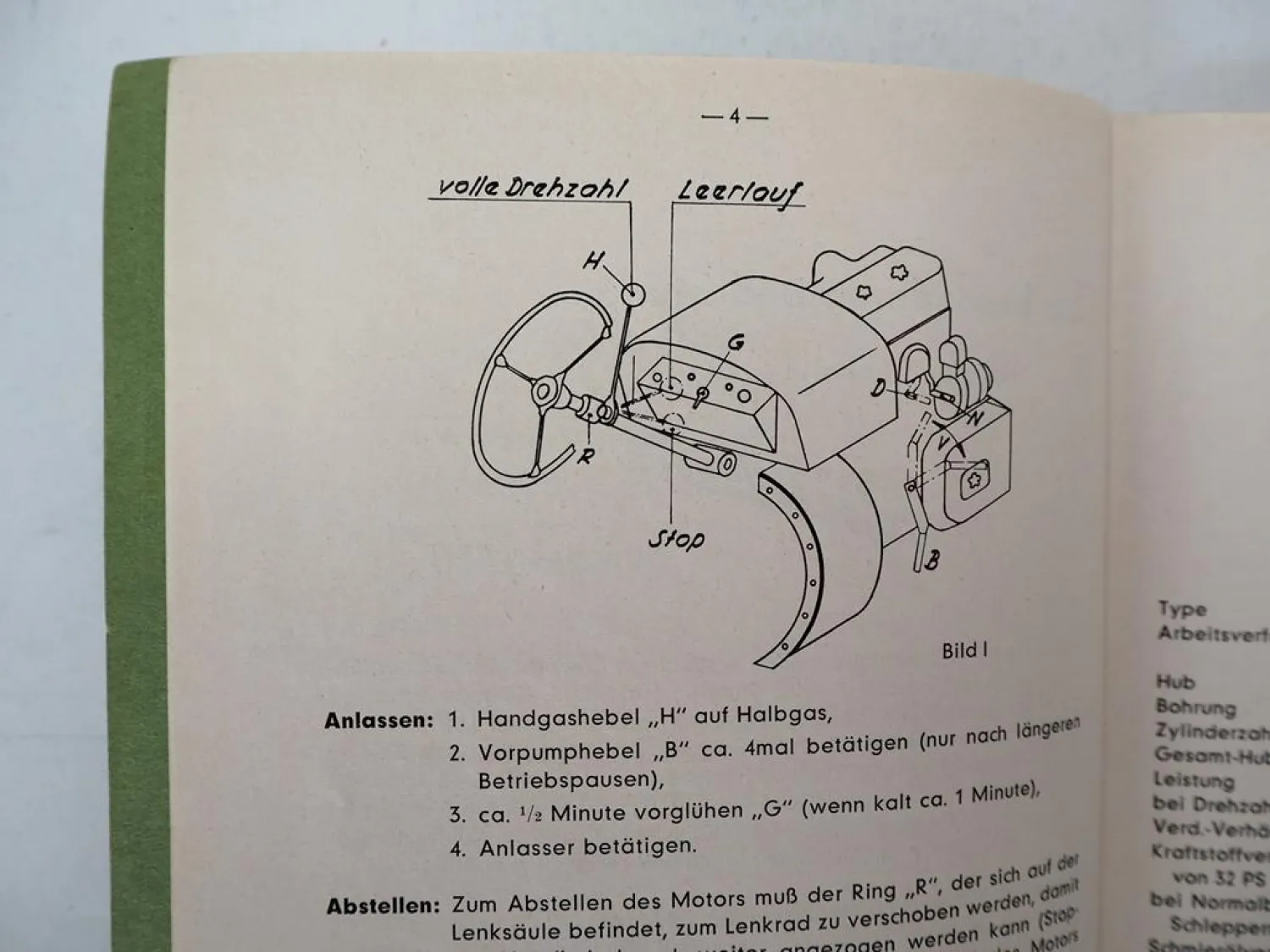 Original Güldner AFN Ackerschlepper Betriebsanleitung Ersatzteilliste ca. 1955