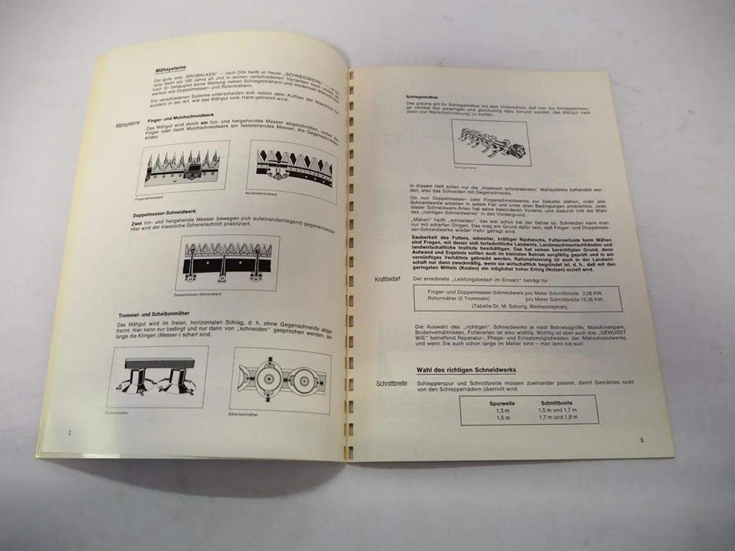 Original Werkstatthandbuch Busatis Mähwerk Schneidwerk Anwendung Wartung 1981