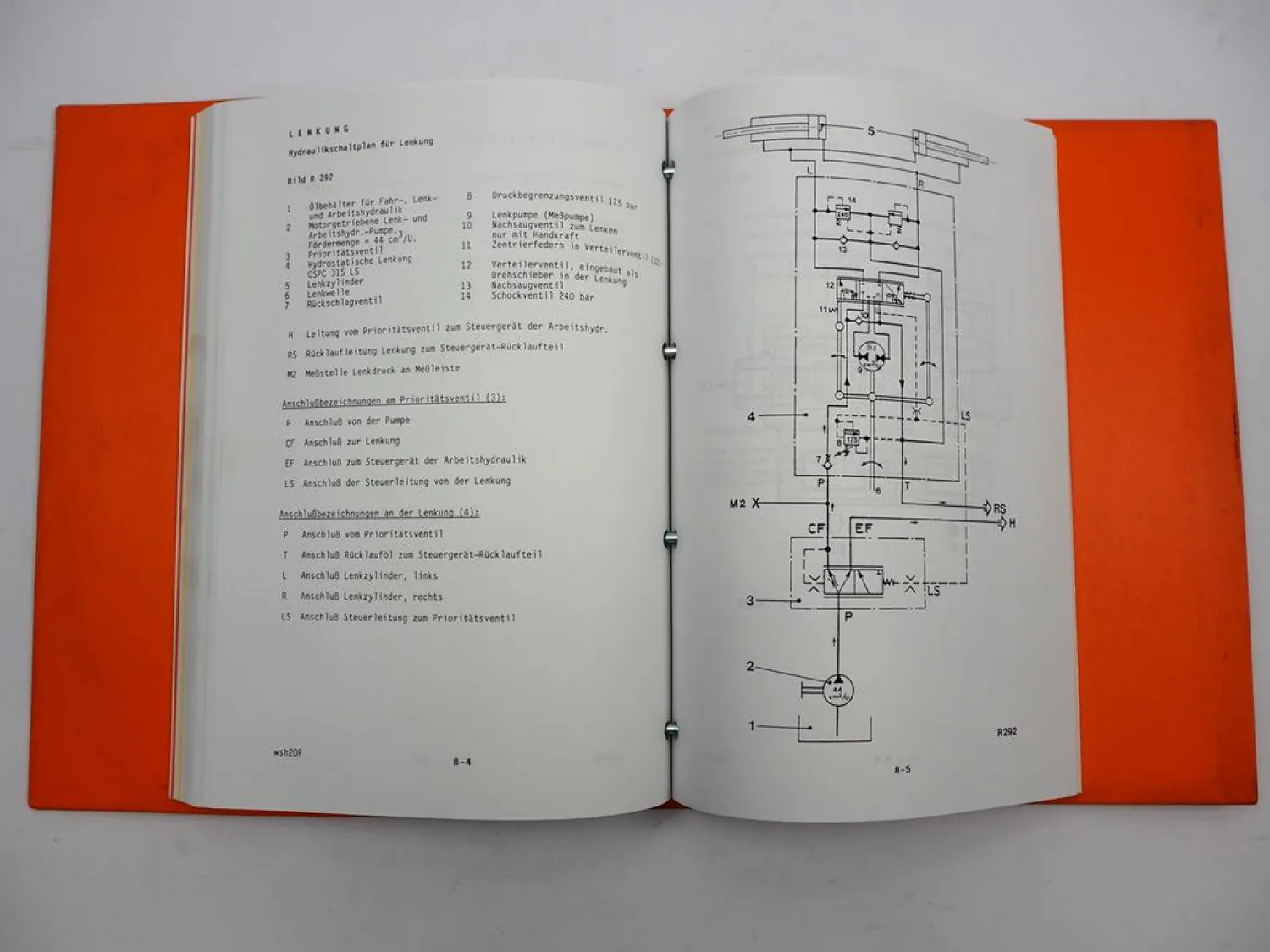 Original Hanomag 20F Radlader Schulung Werkstatthandbuch & Betriebsanleitung