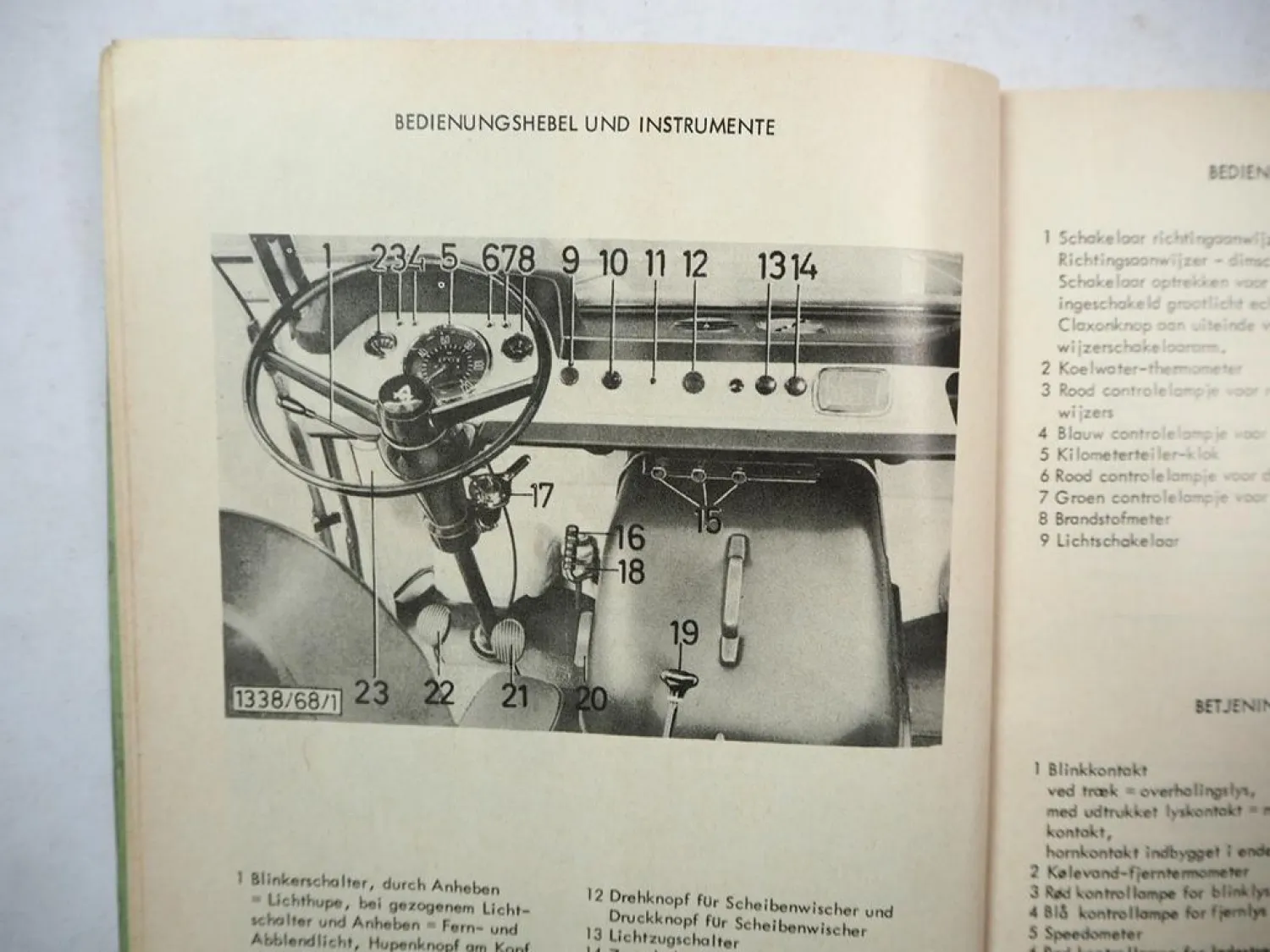 Original Hanomag F20 F25 F30 F35 Transporter Betriebsanleitung 1968