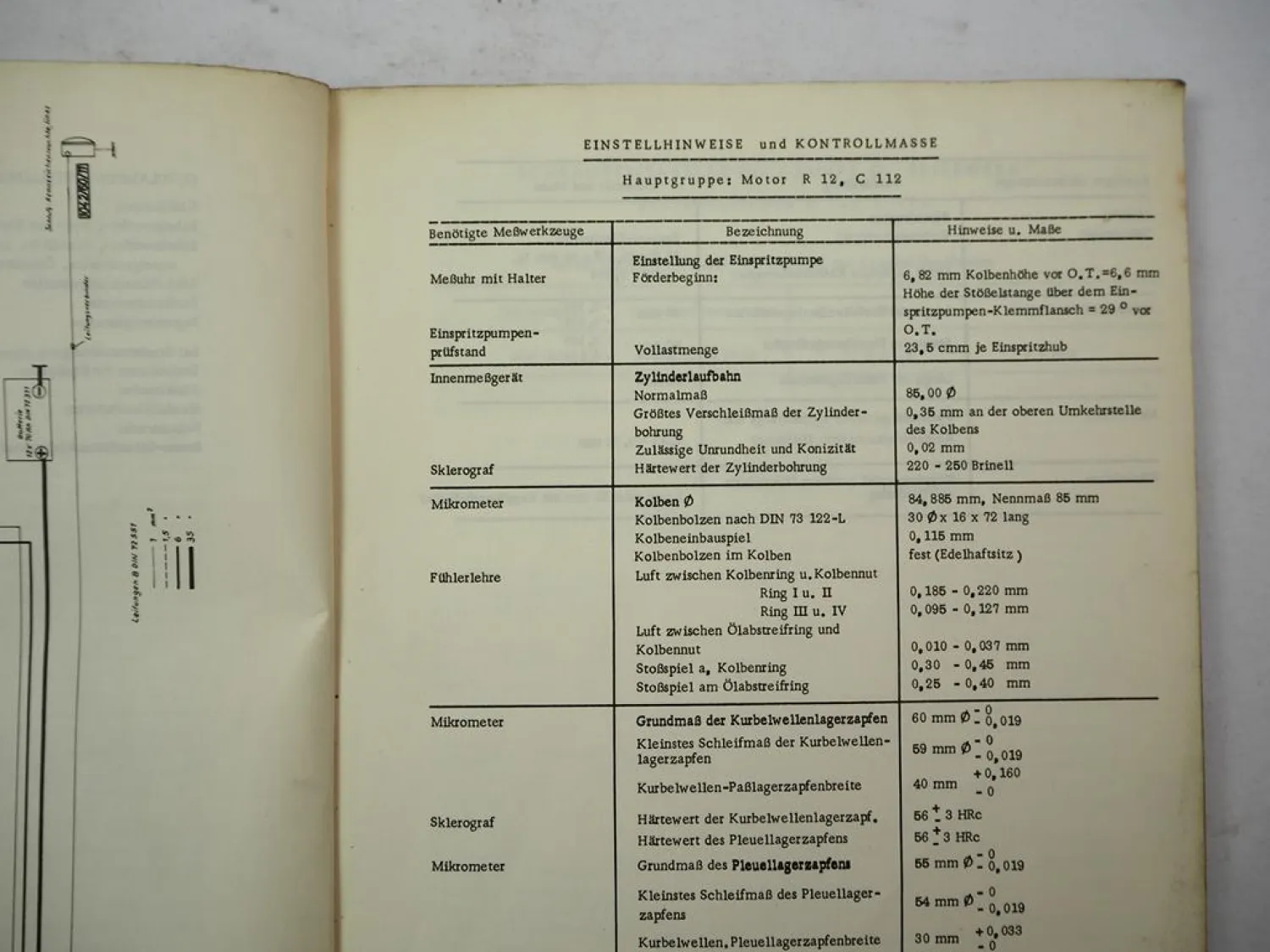 Original Hanomag Radschlepper Technische Daten 1965
