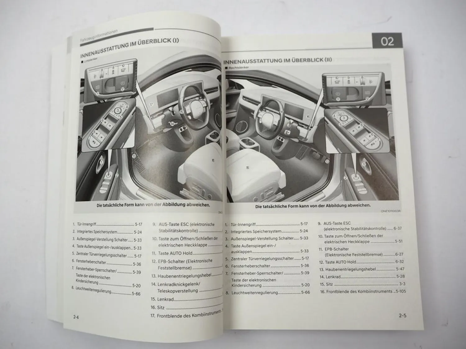 Original Hyundai IONIQ 5 Betriebsanleitung 2022 Bedienungsanleitung Bordbuch