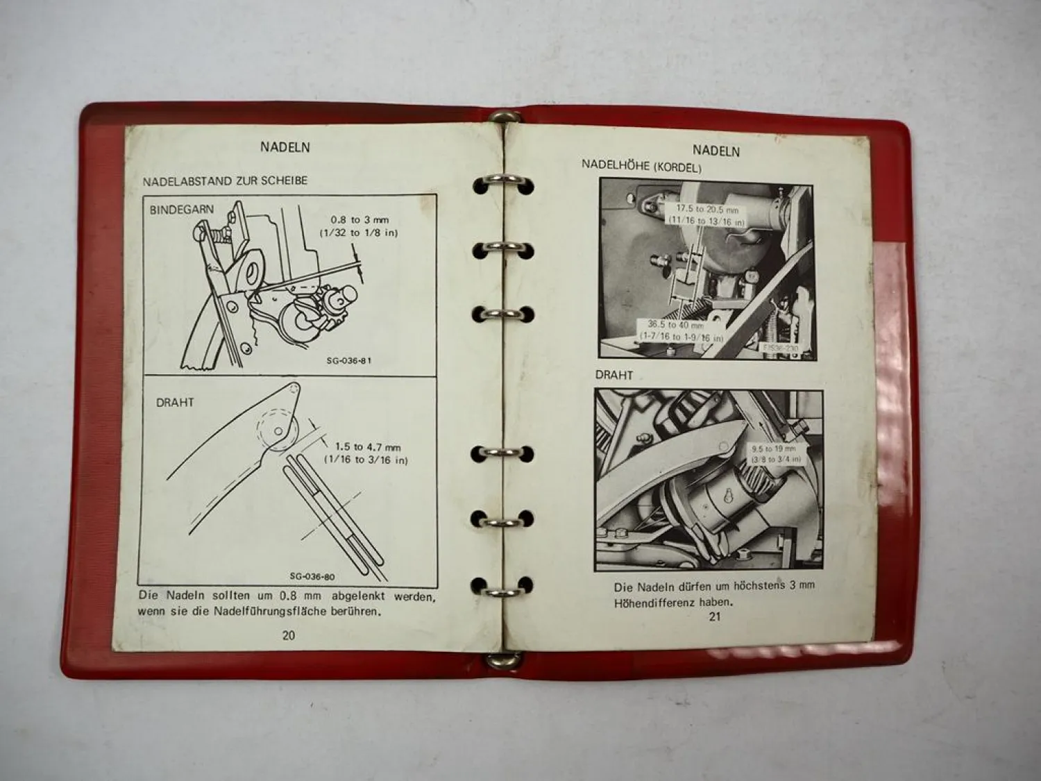 Original IHC 430 440 Ballenpresse Technische Daten Taschenbuch 1960/70er Jahre