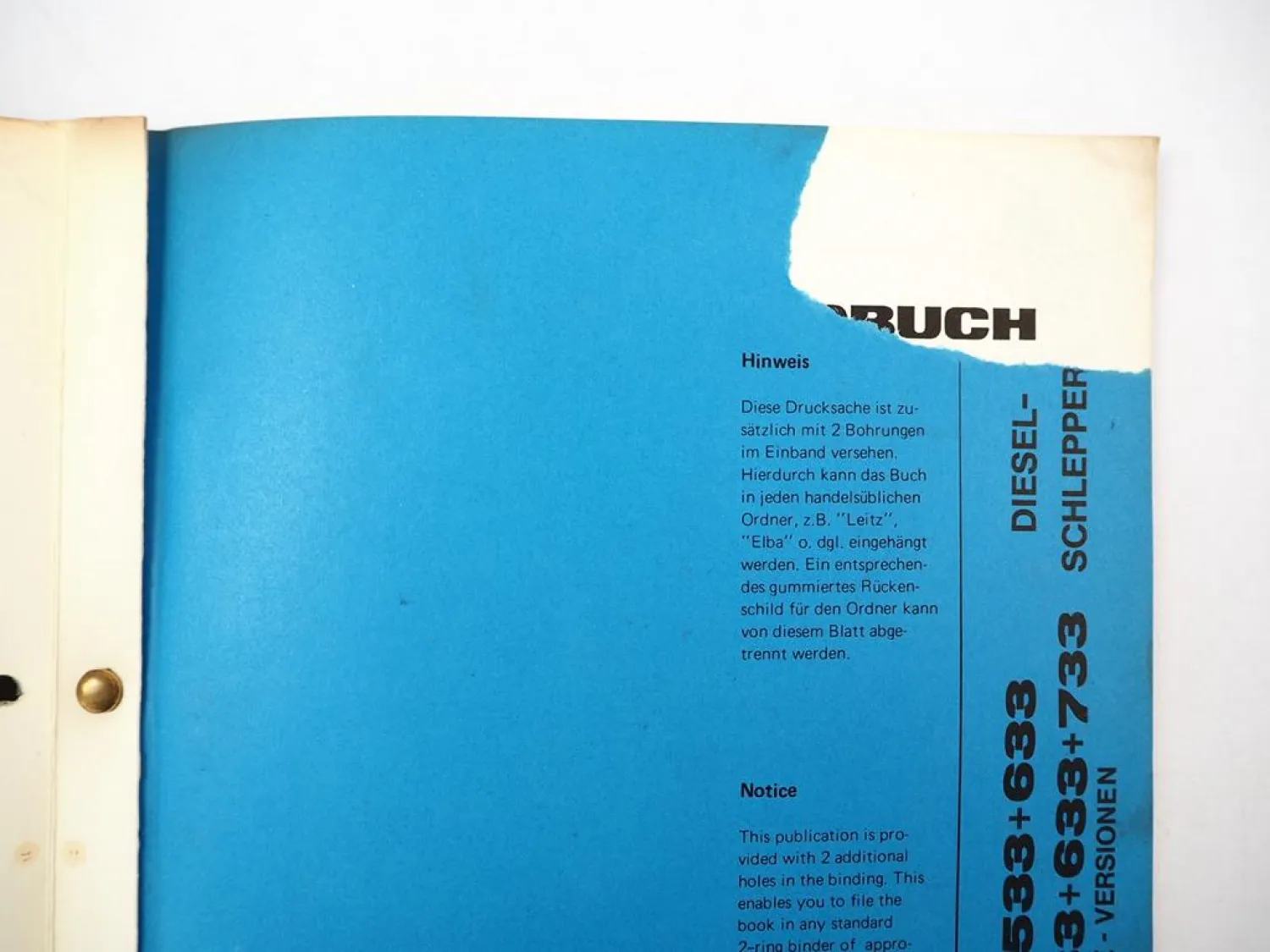 Original IHC 433 533 633 V E Fahrgestell Getriebe Werkstatthandbuch 1975/78