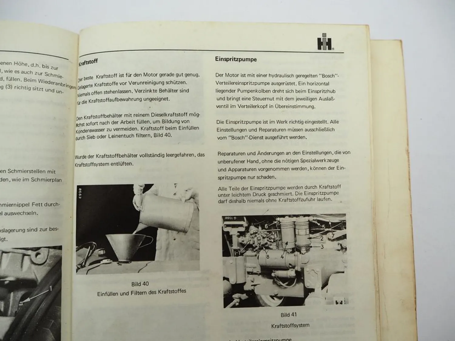 Original IHC Mc Cormick 353 423 Dieselschlepper Betriebsanleitung Wartung 1969