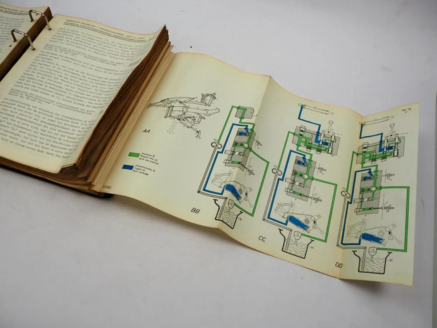 Original John Deere 300 500 Dieselschlepper Werkstatthandbuch 1960/62 Reparaturanleitung