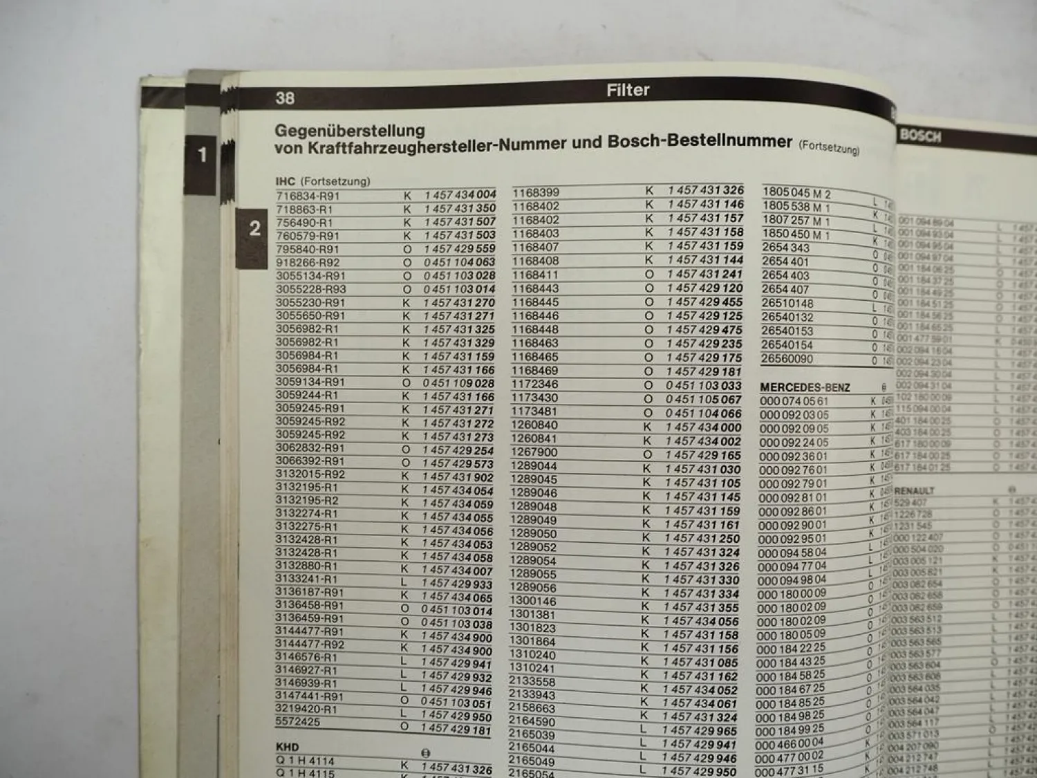 Original Katalog Bosch Landmaschinen Ausrüstung Zubehör 1982/83