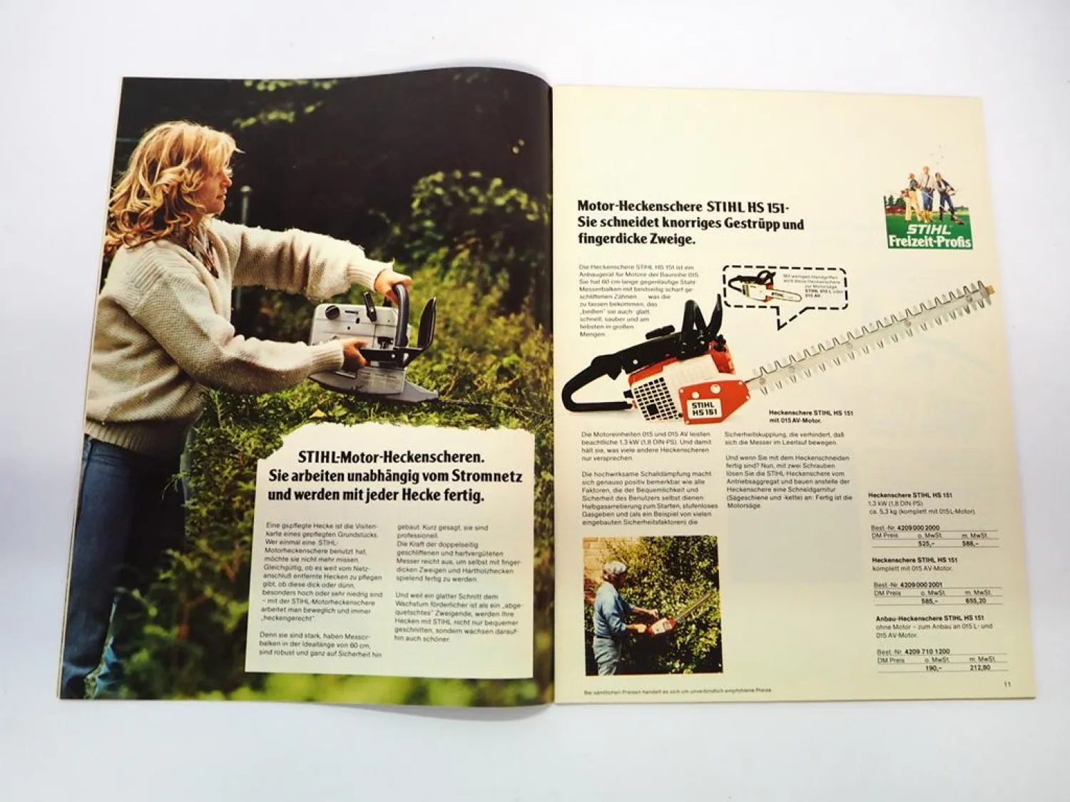 Original Katalog Stihl Stiga Motorgeräte Rasenmäher zur Gartenpflege 1979