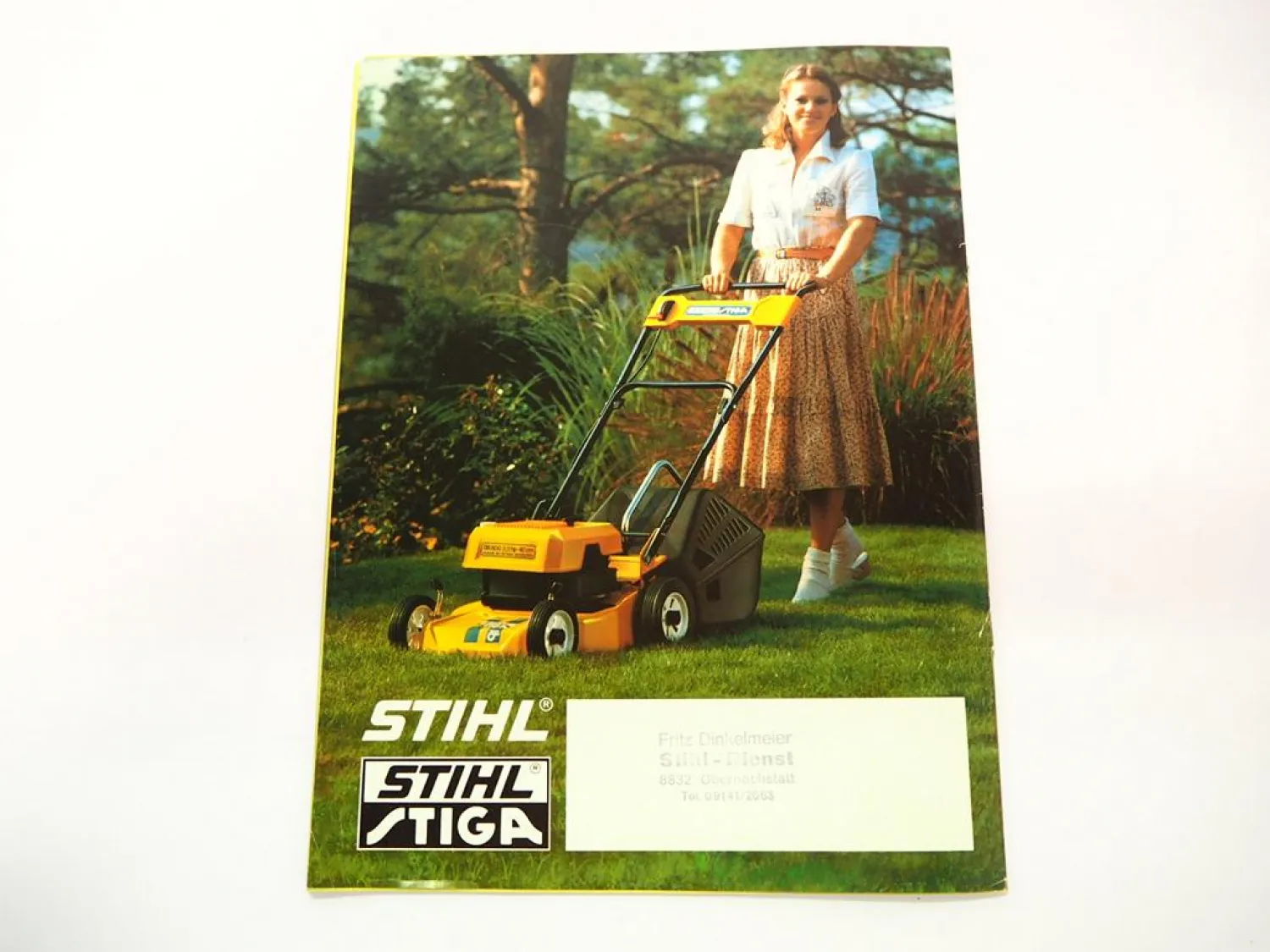 Original Katalog Stihl Stiga Motorgeräte Rasenmäher zur Gartenpflege 1982
