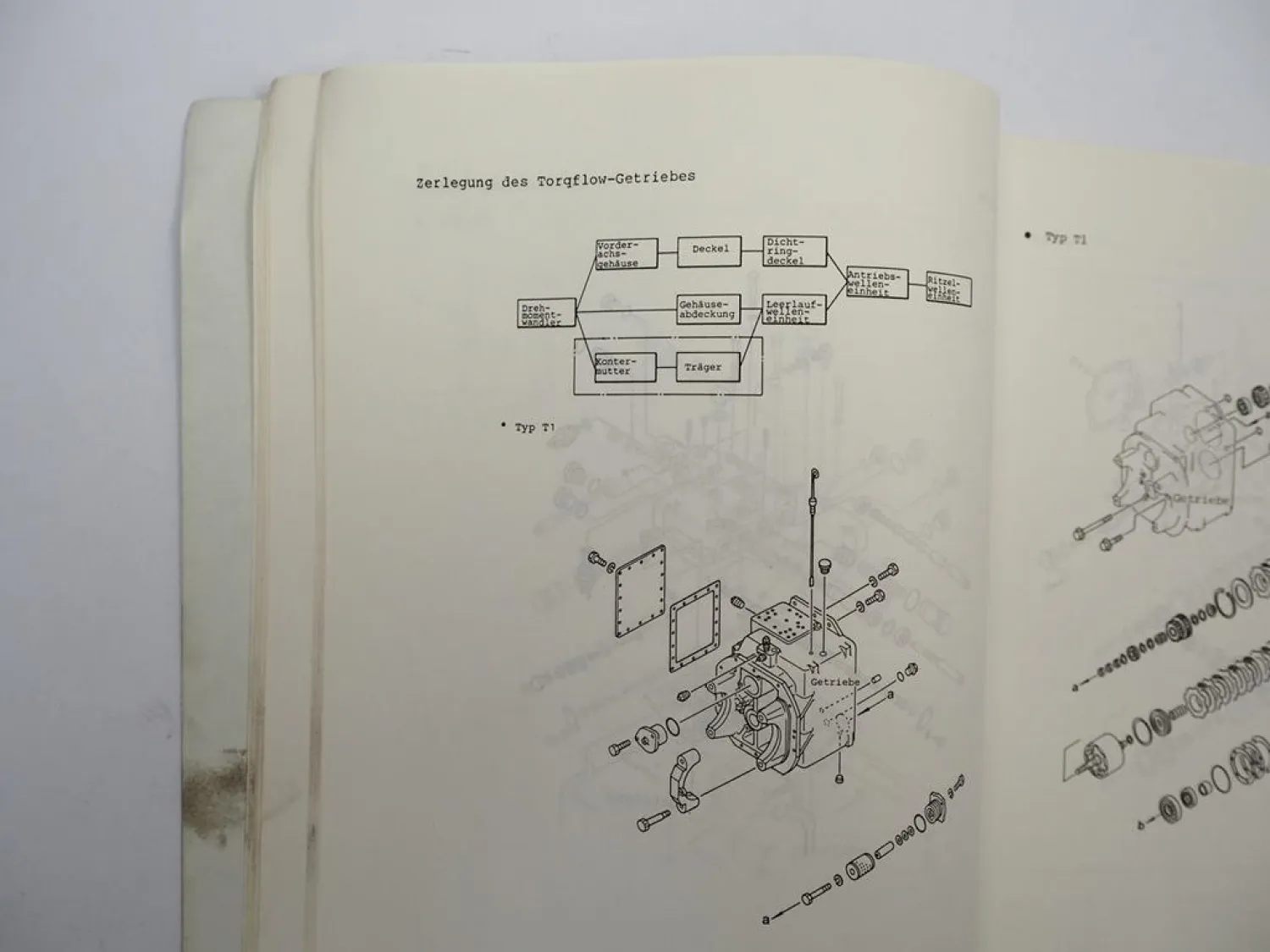 Original Komatsu FG FD 33 35 40 45 Z S -4 Gabelstapler Werkstatthandbuch 1986