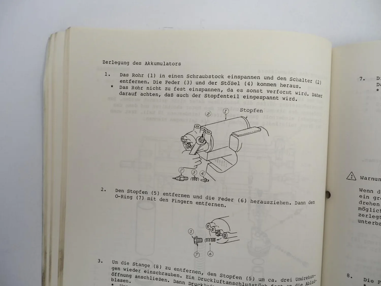 Original Komatsu FG FD 33 35 40 45 Z S -4 Gabelstapler Werkstatthandbuch 1986