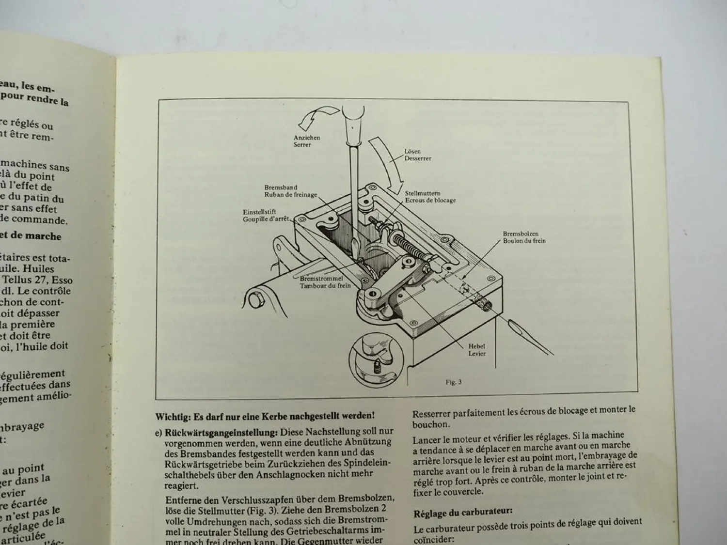 Original Locke Rasenmäher Spindelmäher Betriebsanleitung Wartung ca. 1978