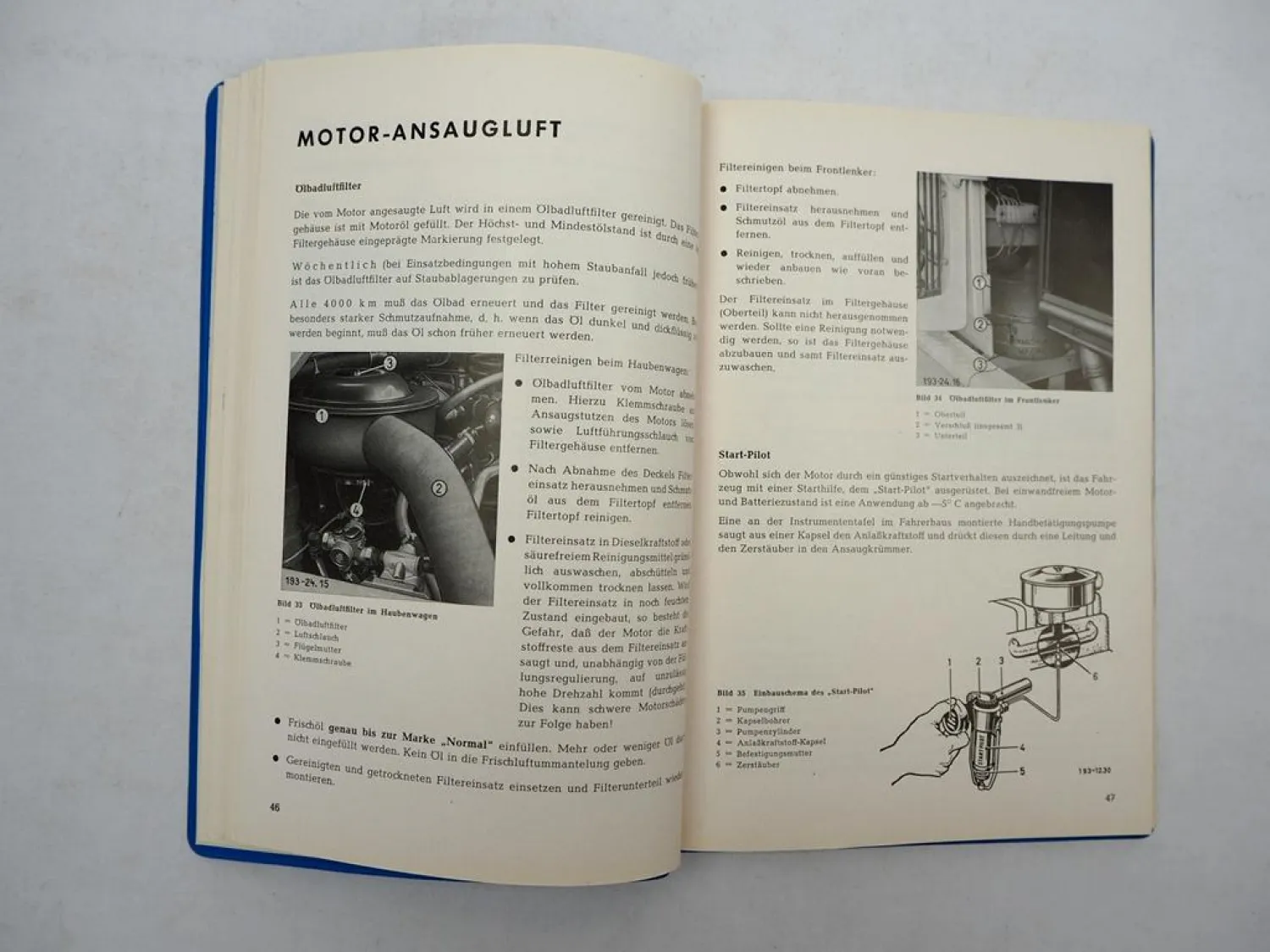Original MAN Diesel 1080 LKW Betriebsanleitung Bedienung Wartung 1960er Jahre