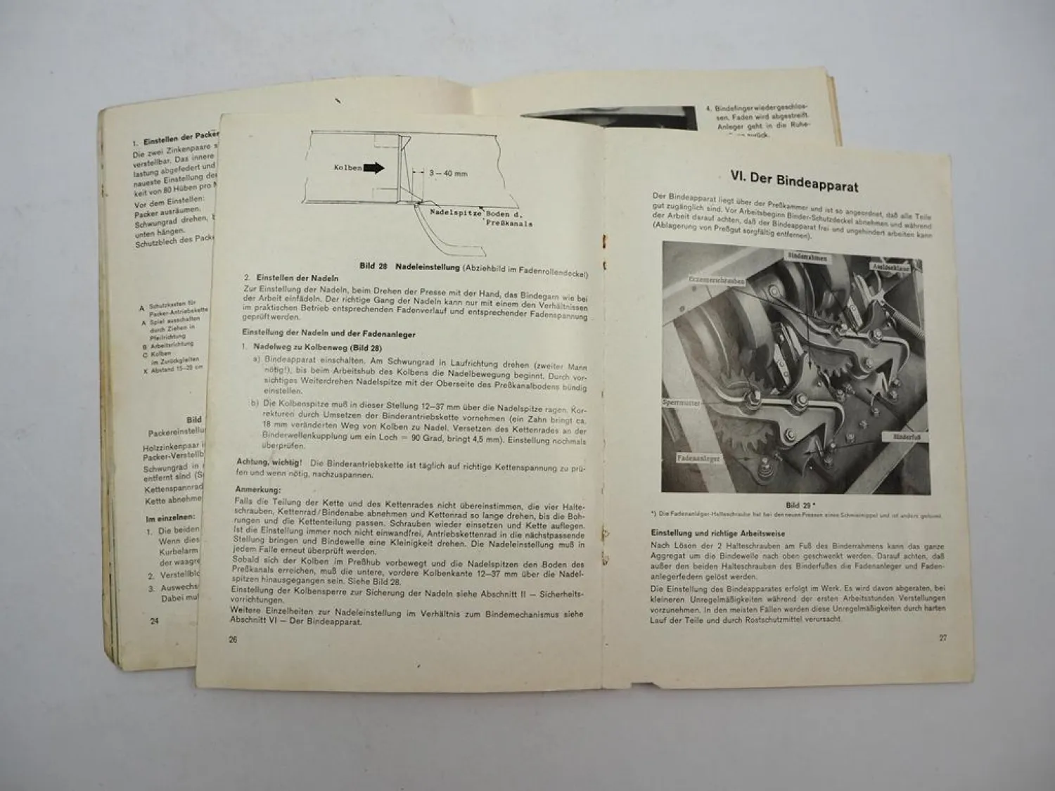 Original Massey Ferguson MF 15 20 Ballenpresse Betriebsanleitung 1972