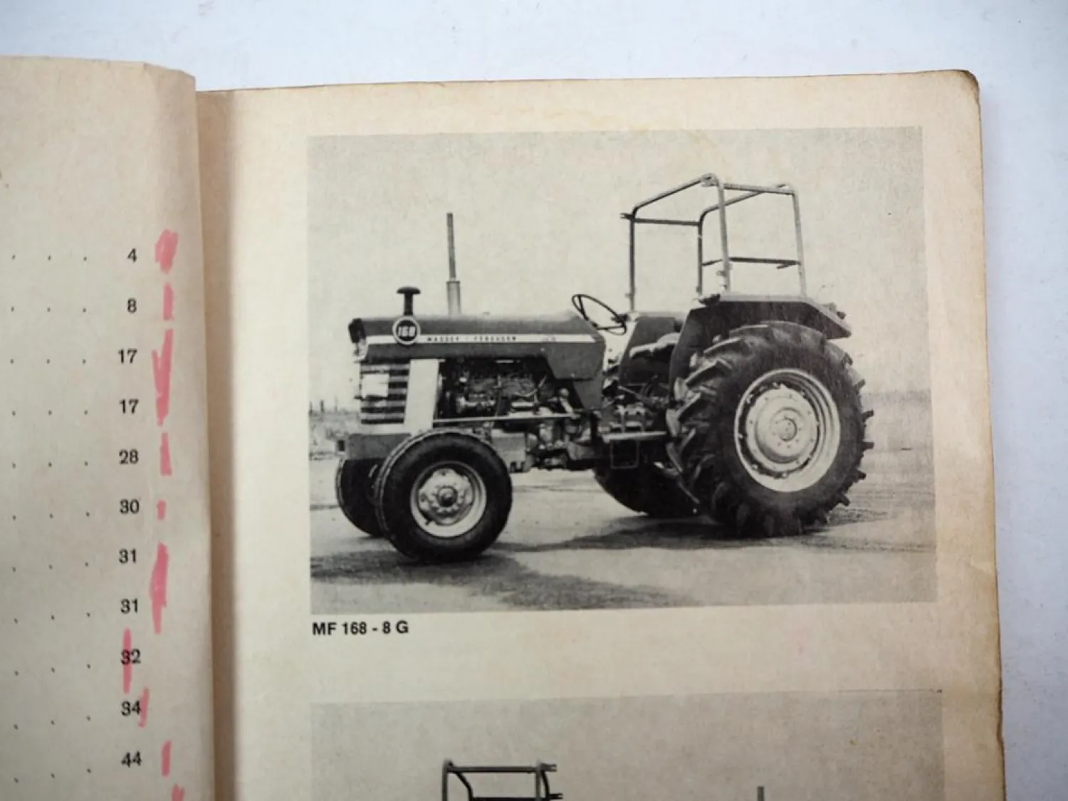 Original Massey Ferguson MF 168-8G 188-8G Schlepper Betriebsanleitung 1975
