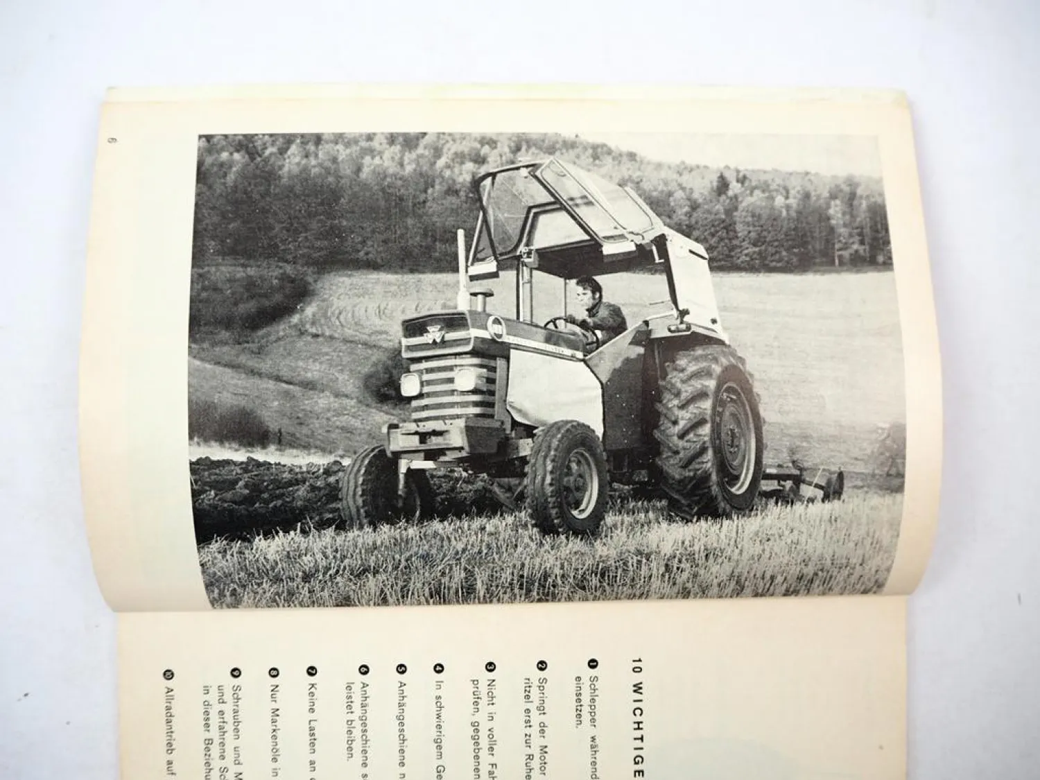 Original Massey Ferguson MF 188 188A Dieselschlepper Betriebsanleitung 1972
