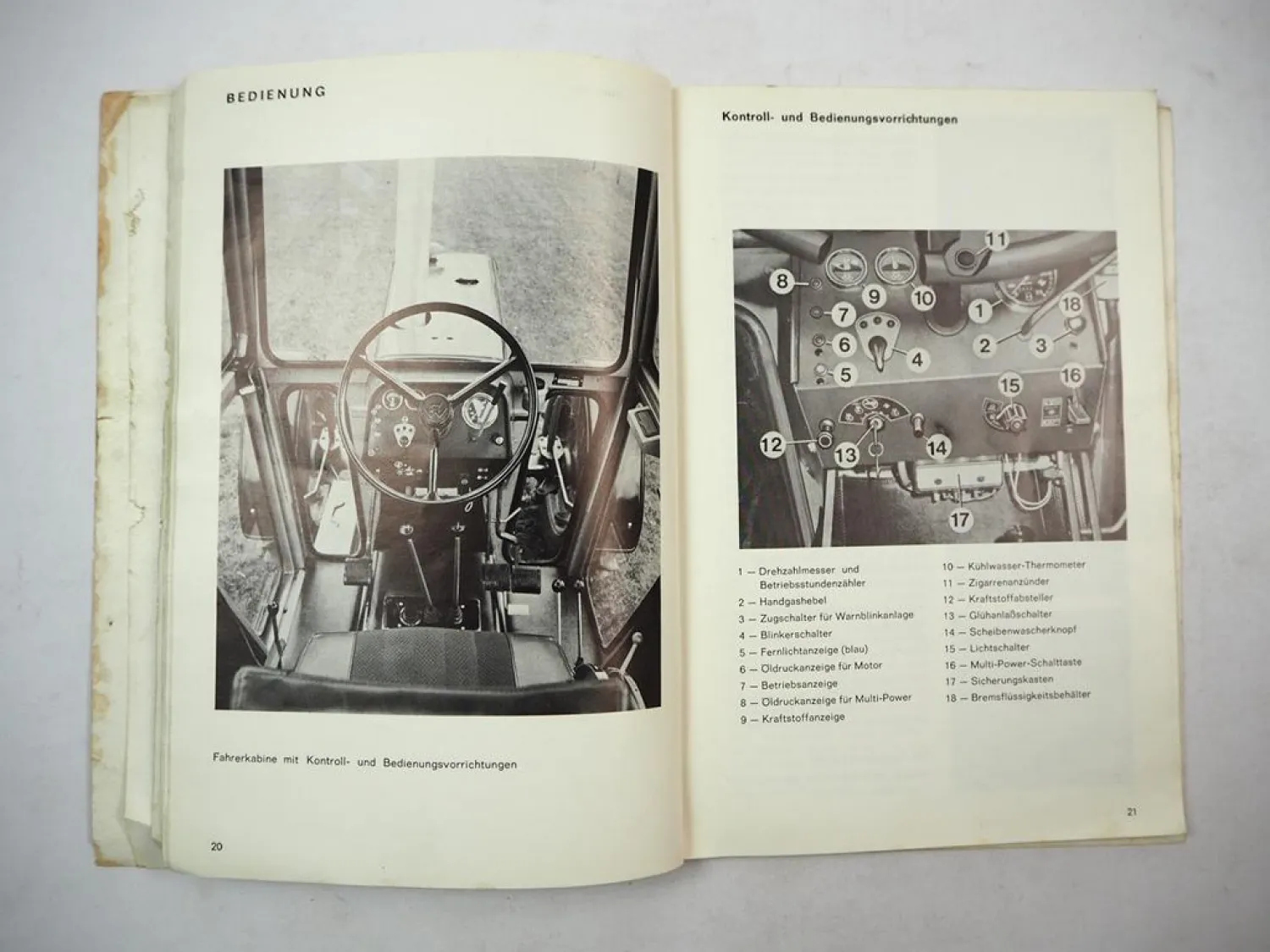 Original Massey Ferguson MF 595 595A Schlepper Betriebsanleitung 1975