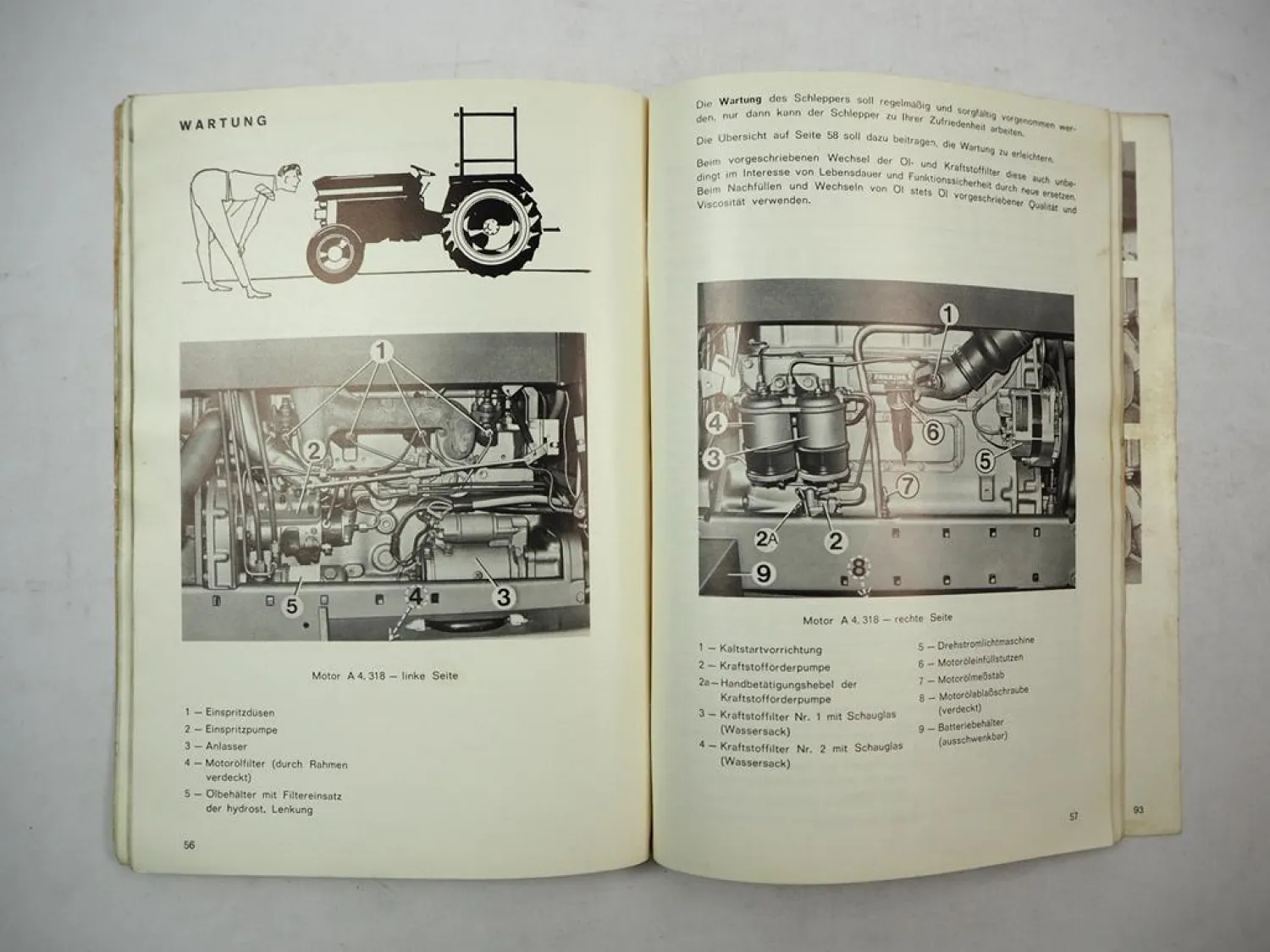 Original Massey Ferguson MF 595 595A Schlepper Betriebsanleitung 1975