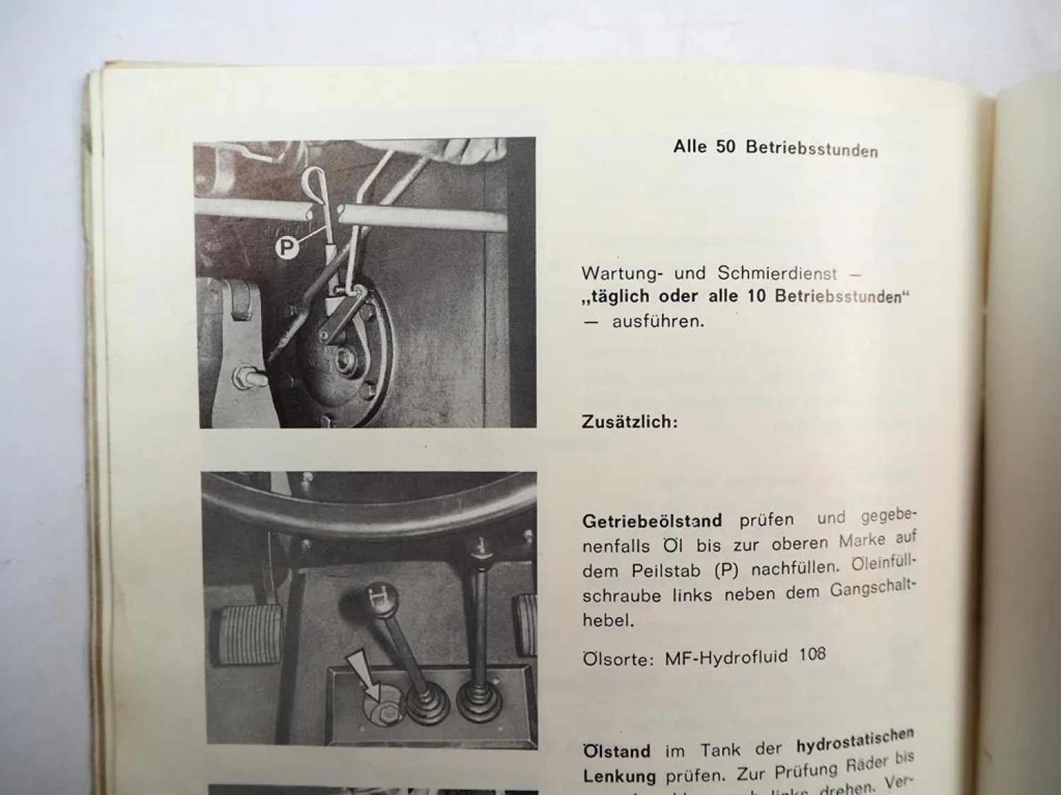 Original Massey Ferguson MF 595 595A Schlepper Betriebsanleitung 1975