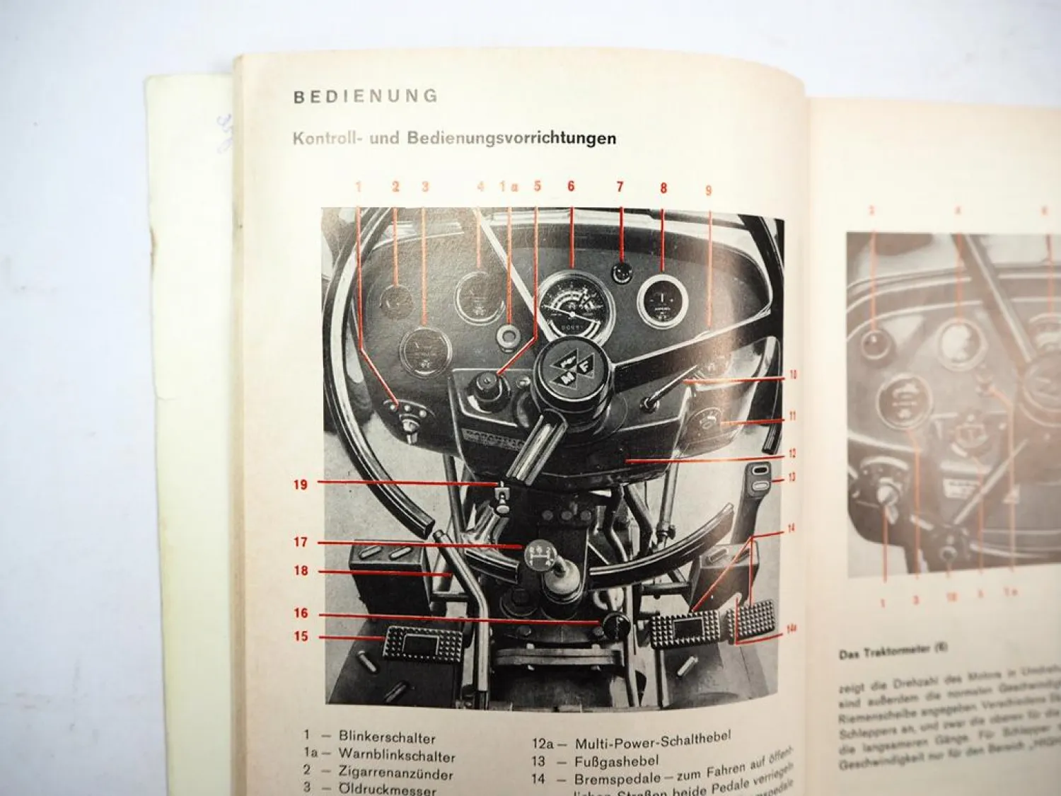 Original Massey Ferguson MF155 Dieselschlepper Betriebsanleitung Wartungsplan