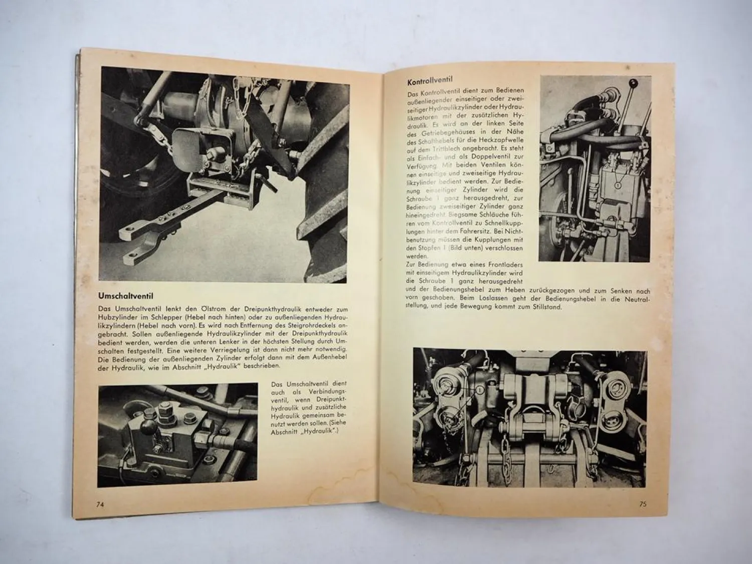 Original Massey Ferguson MF165 Dieselschlepper Betriebsanleitung 1966