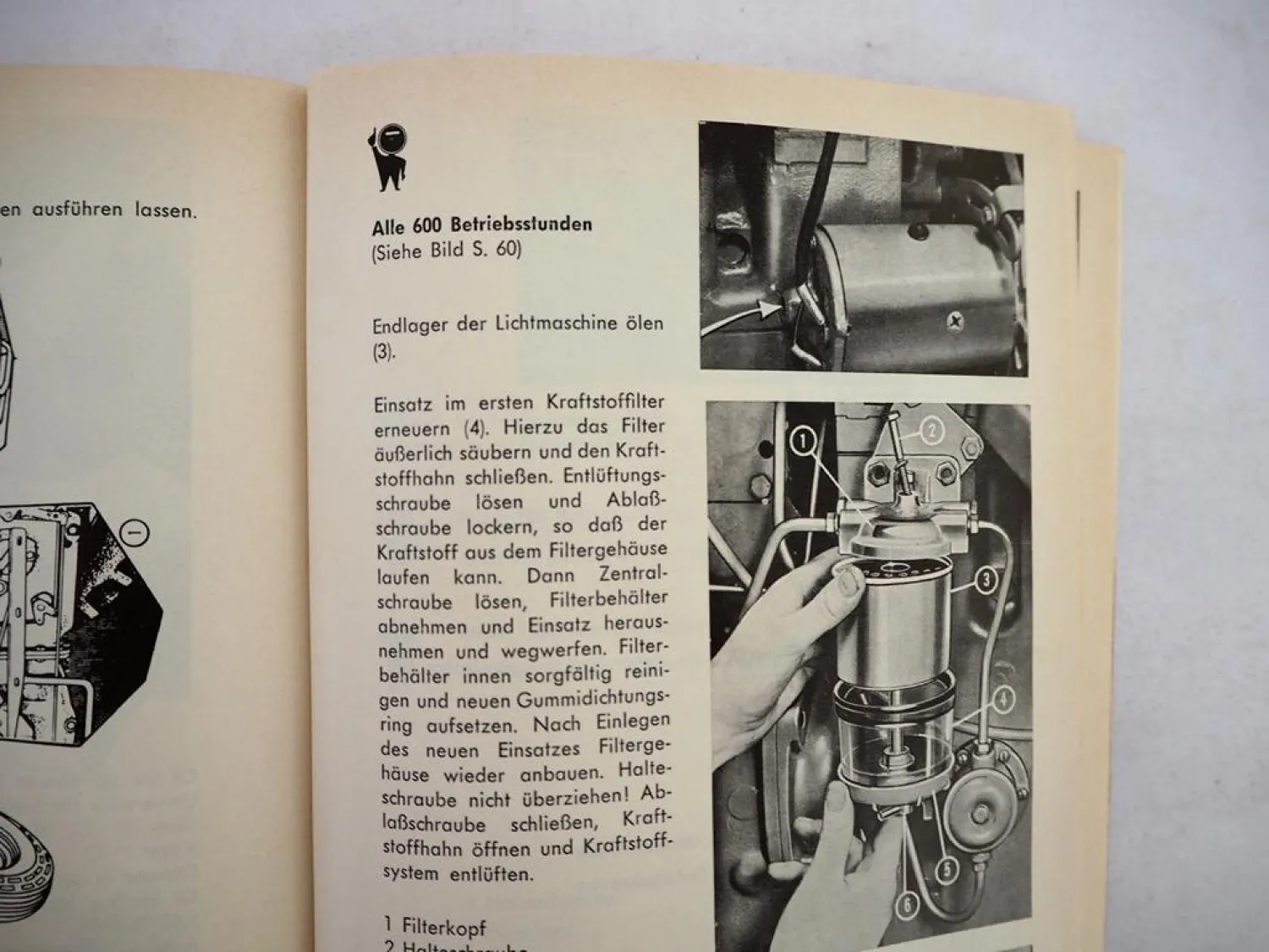 Original Massey Ferguson MF177 Dieselschlepper Betriebsanleitung Wartungsplan