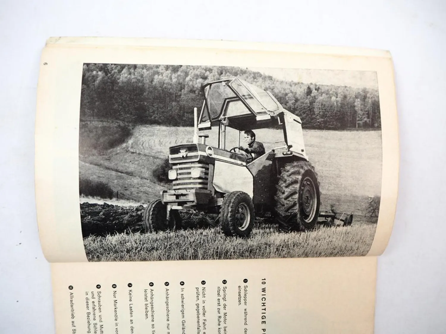 Original Massey Ferguson MF188 MF188A Dieselschlepper Betriebsanleitung 1972