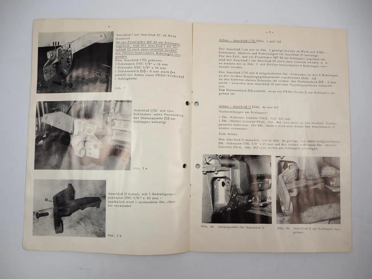 Original Massey Ferguson MF193 Mähwerk für MF 235 245 255 Betriebsanleitung 1977