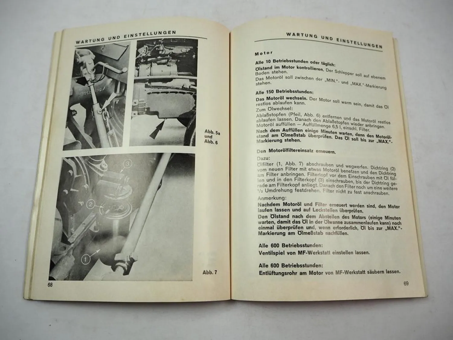 Original Massey Ferguson MF235-8G Schlepper Betriebsanleitung 1977