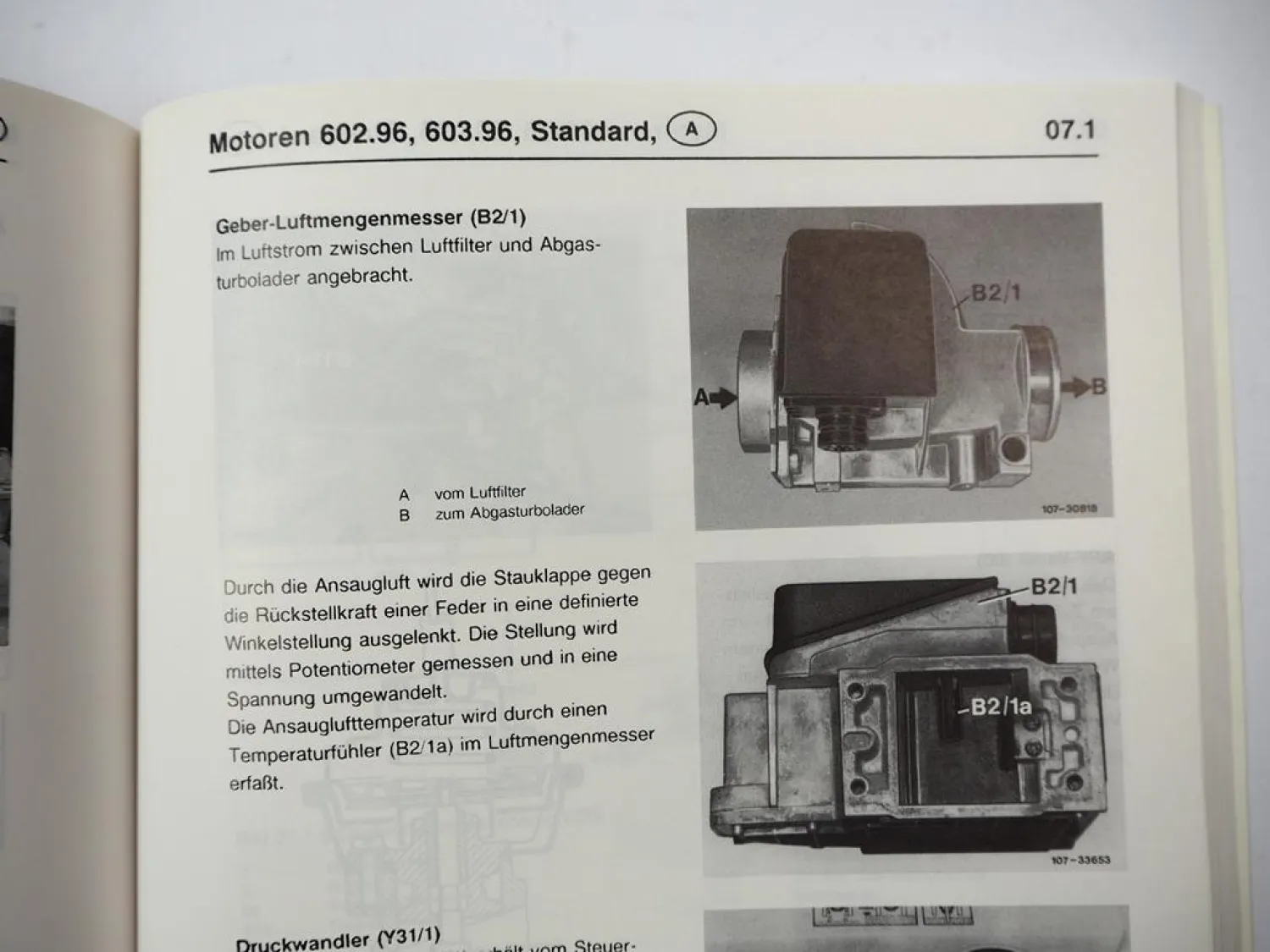 Original Mercedes Benz 107 124 126 201 R129 Werkstatthandbuch Neuerungen 1988/90