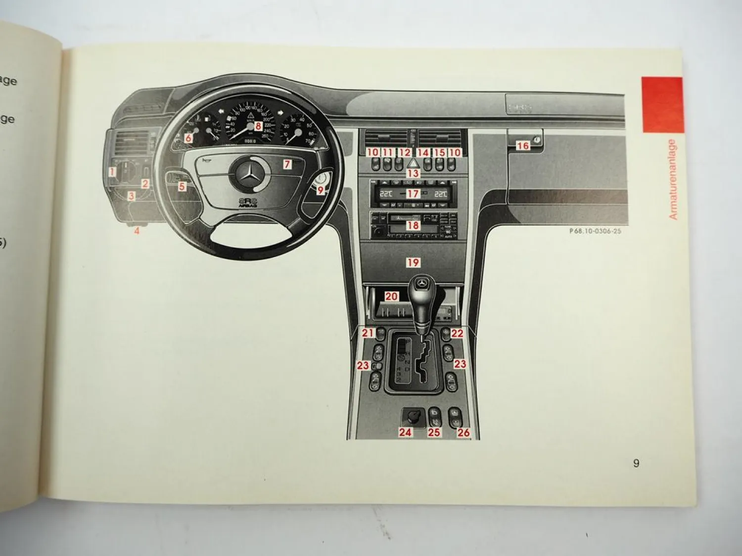 Original Mercedes Benz E-Klasse Betriebsanleitung W210 Bedienungsanleitung 1995