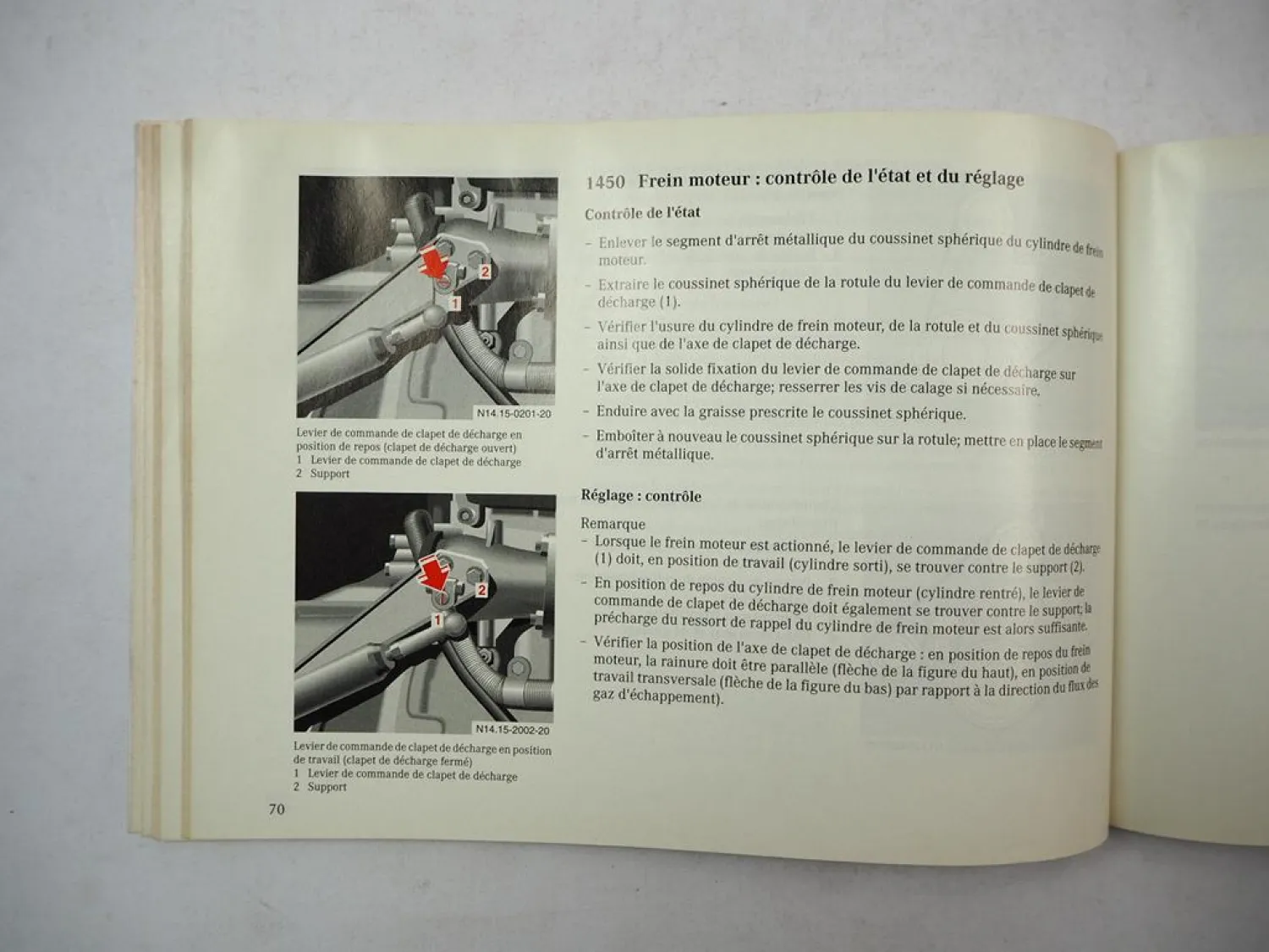 Original Mercedes Benz OM904LA OM906LA Moteurs Notice dutilisation 1998