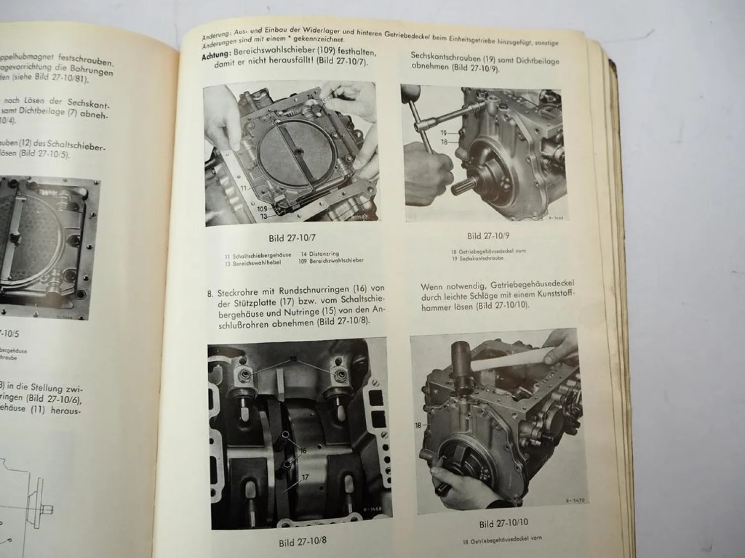 Original Mercedes-Benz Werkstatthandbuch Automatisches DB-Getriebe – 05/1966