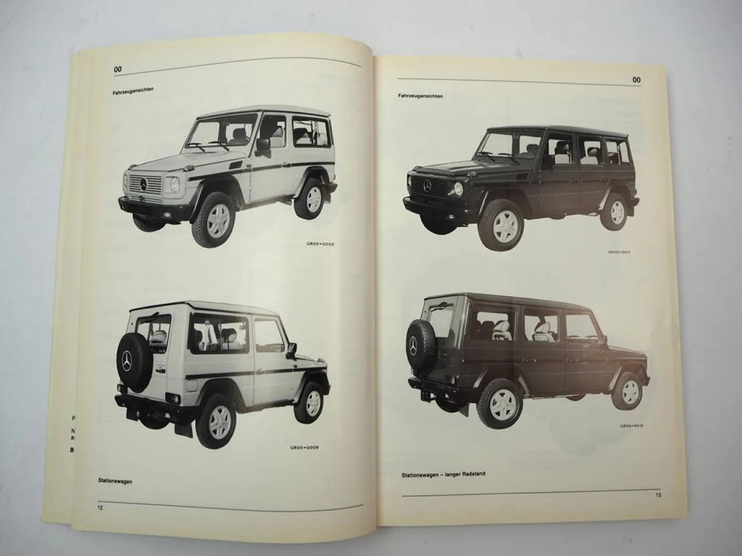 Original Mercedes-Benz Werkstatthandbuch G-Klasse Baureihe 463 – 1990