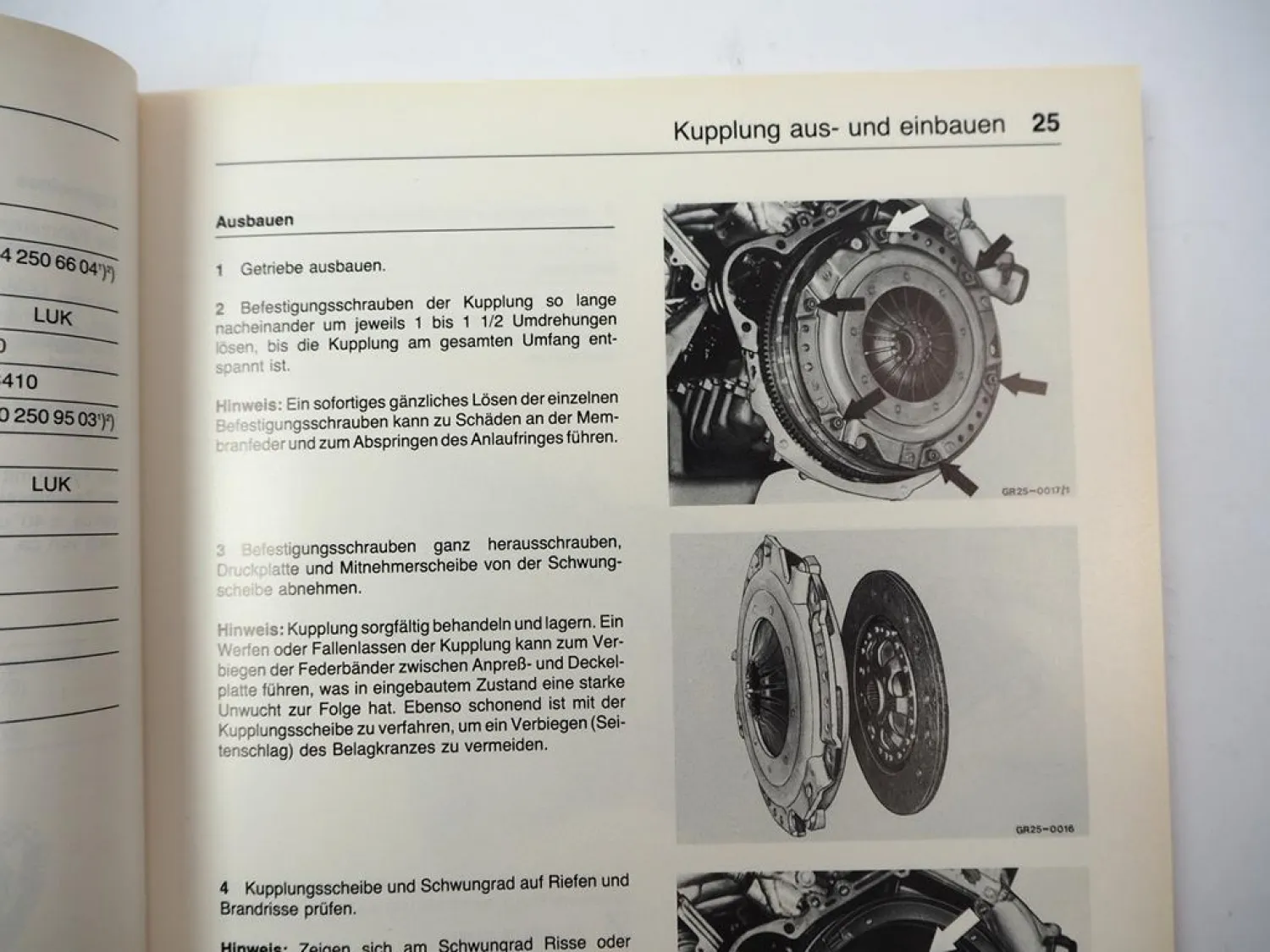 Original Mercedes-Benz Werkstatthandbuch G-Klasse Baureihe 463 – 1990