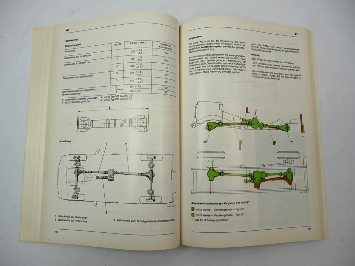 Original Mercedes-Benz Werkstatthandbuch G-Klasse Baureihe 463 – 1990