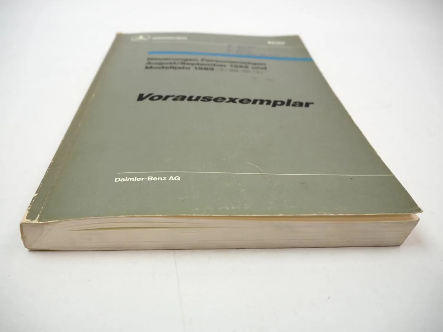 Original Mercedes-Benz Werkstatthandbuch Modelljahr 1989 W107 W124 W126 W201