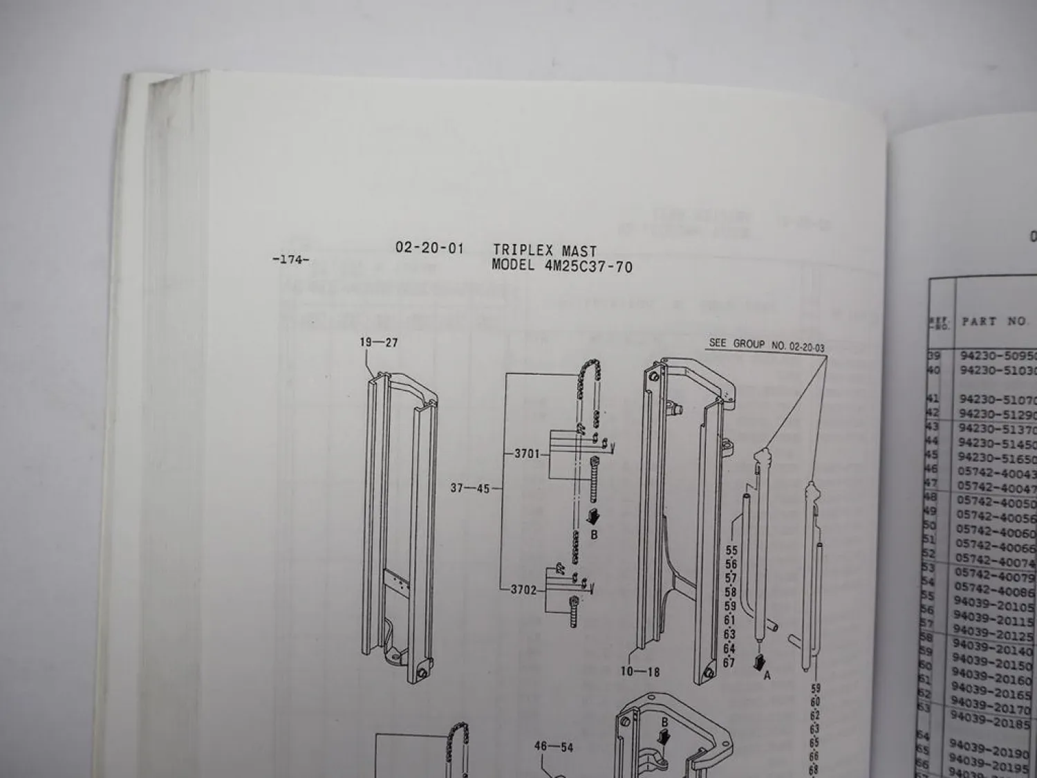 Original Mitsubishi FG FD 20 25 K Forklift Truck Parts List Ersatzteilliste 2000
