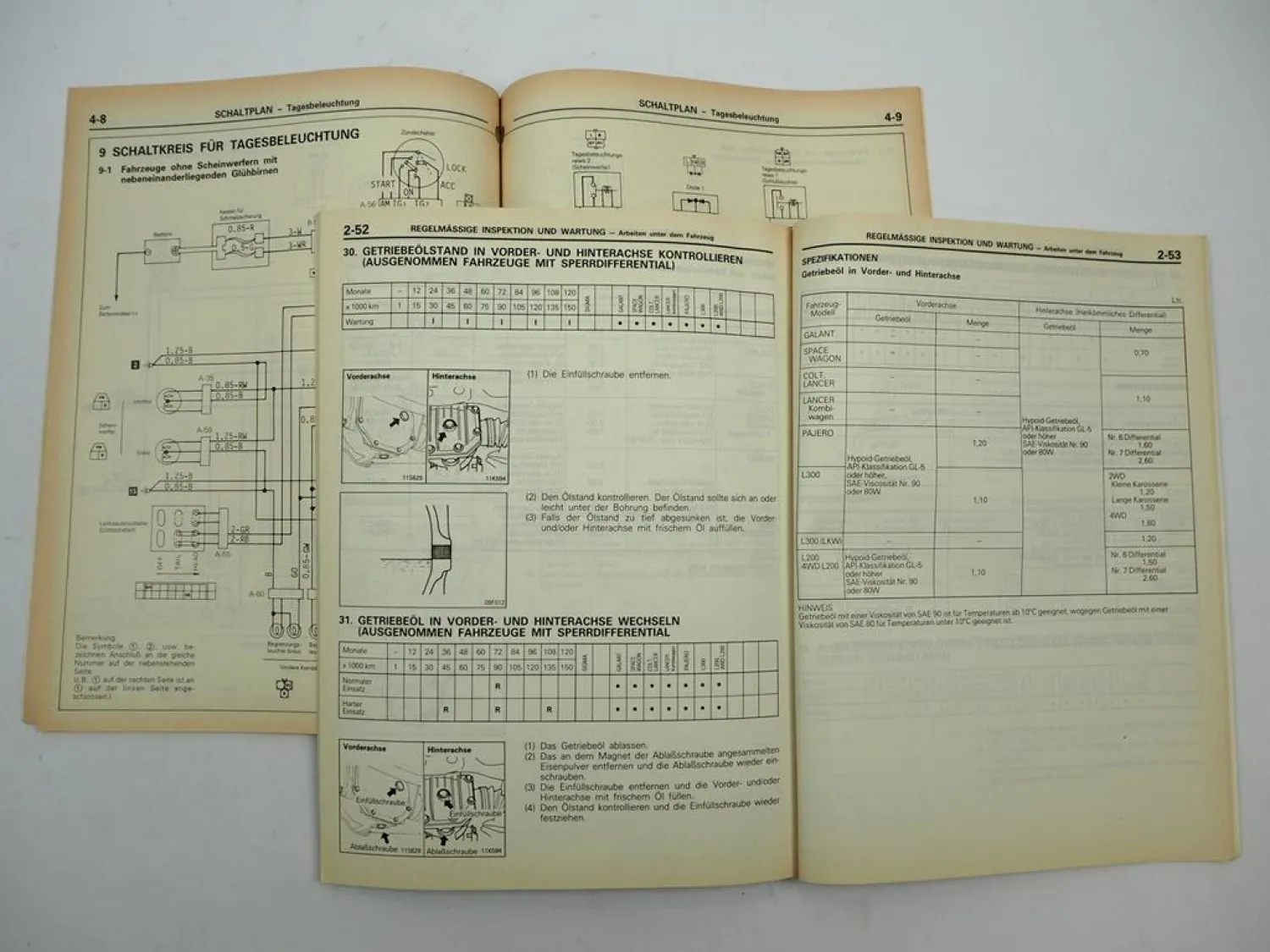 Original Mitsubishi L300 II P0 ab 1991 Werkstatthandbuch Reparaturanleitung
