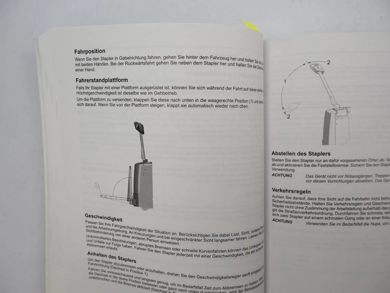 Original Mitsubishi PBP 13M 16M 20M 20MR Hubwagen Betriebsanleitung Wartung